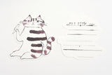 Classiky - Toranekobonbon Cat Cutout Message Cards