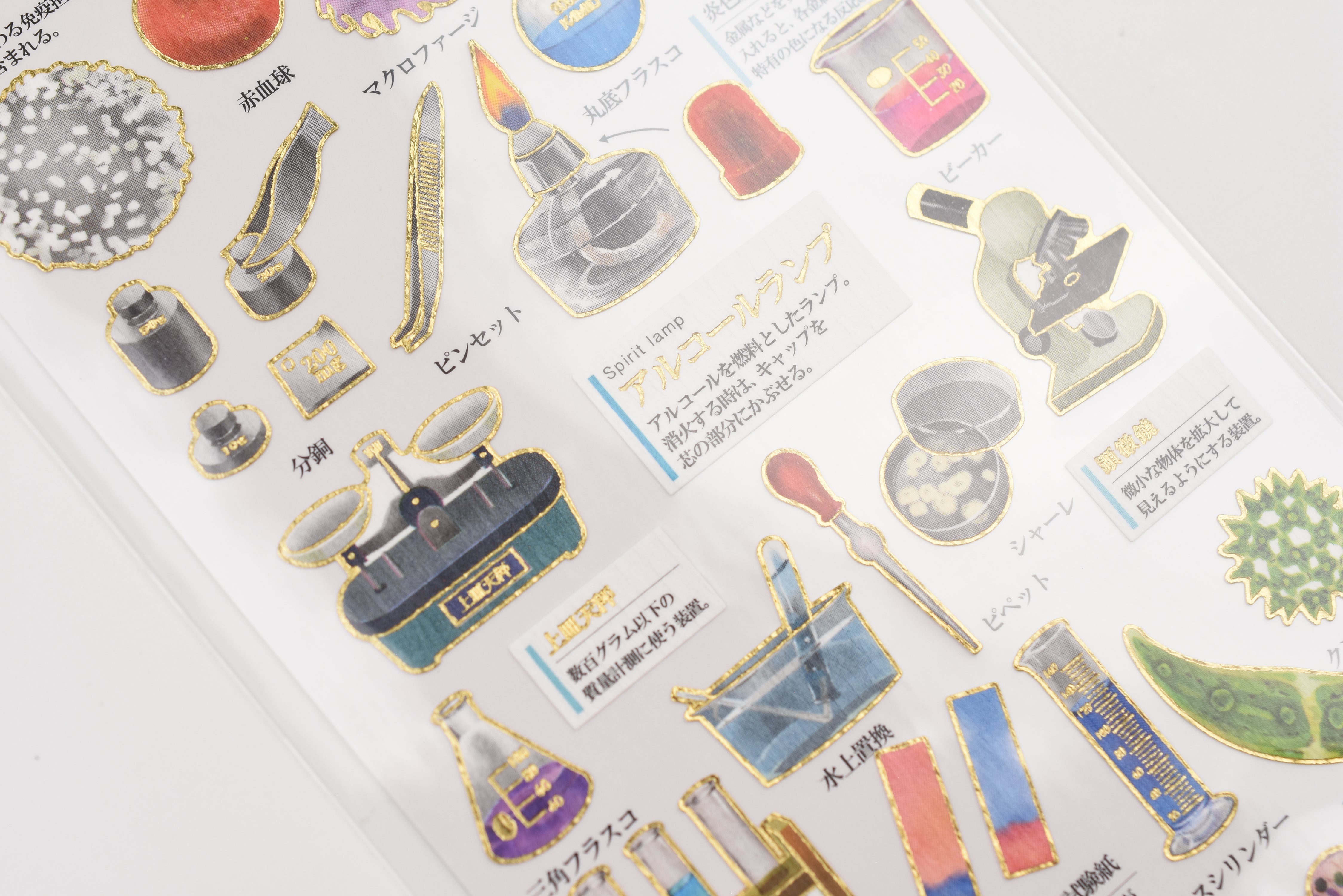 Kamio Adult Illustrated Picture Book Stickers - Science