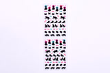 Midori Planner Sticker - Fancy Black Cats