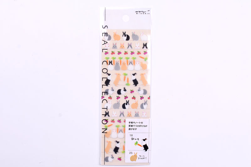 Midori Planner Sticker - Bunny Garden