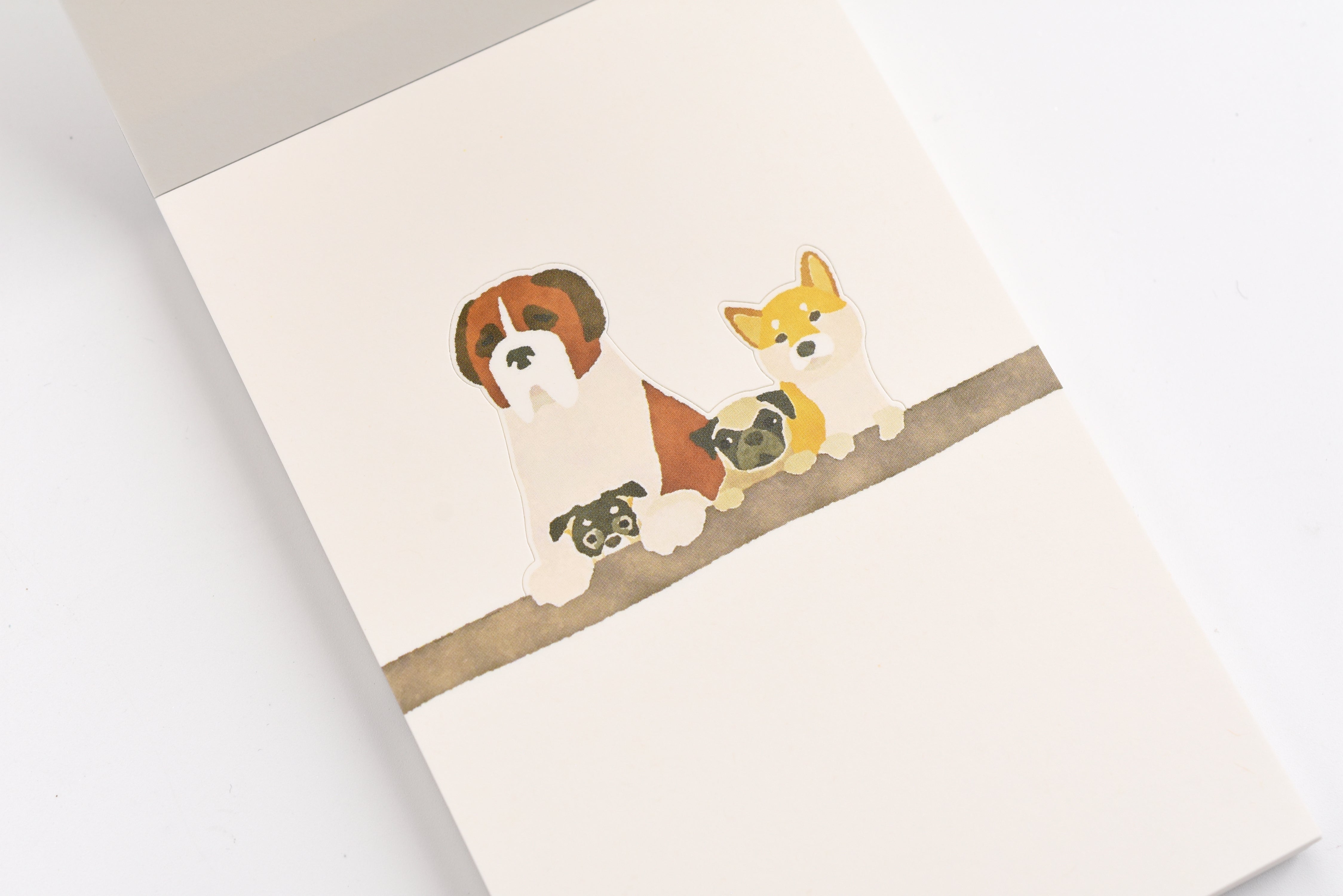 Marumo Printing - Die-Cut Stand Message Pad - Dogs