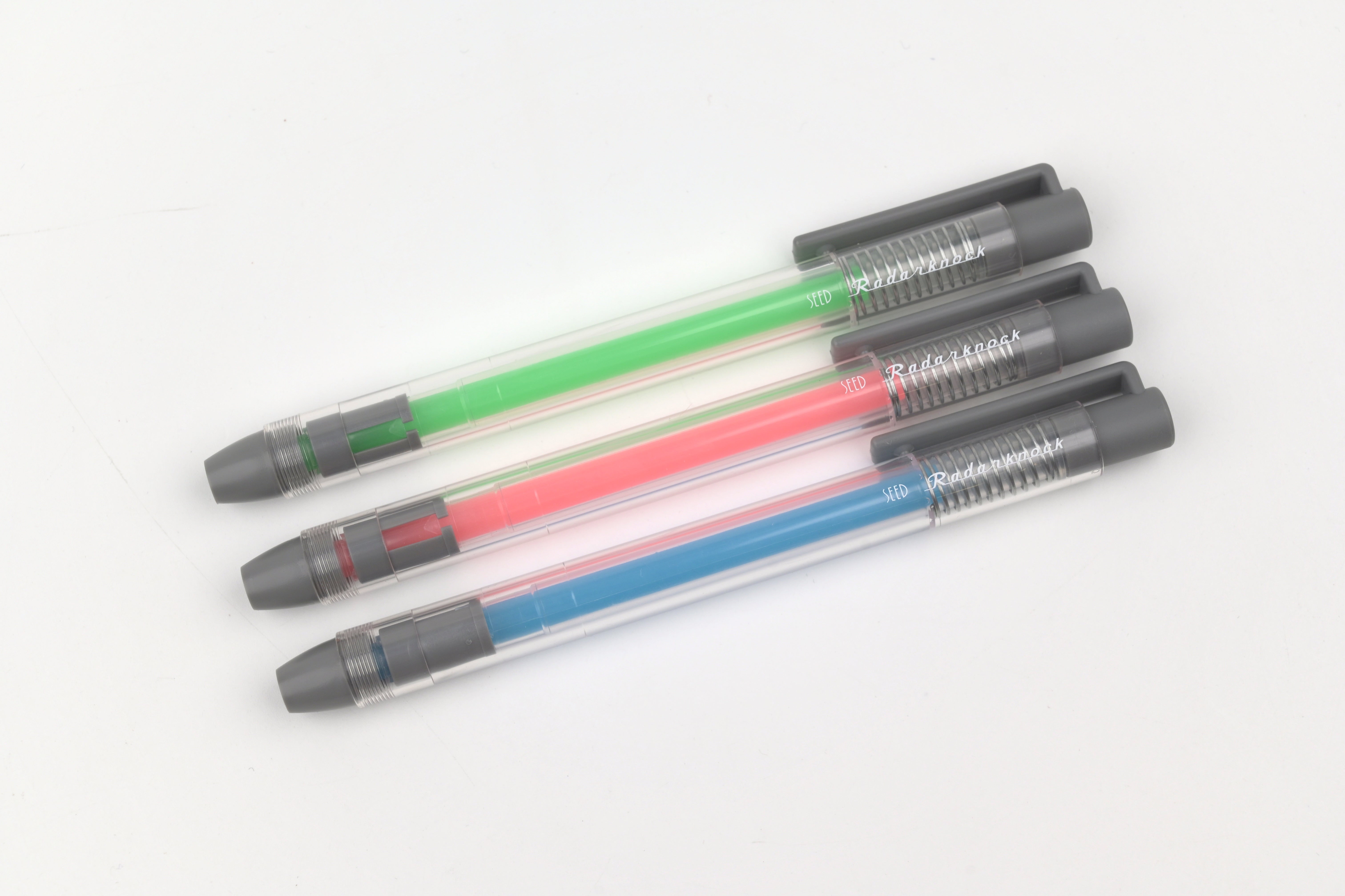 SEED Radar Knock Mechanical Eraser - Neon Color – Yoseka Stationery