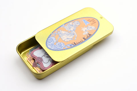 SEAL-DO Alice In Wonderland Flake Sticker With Tin Case - White Rabbit