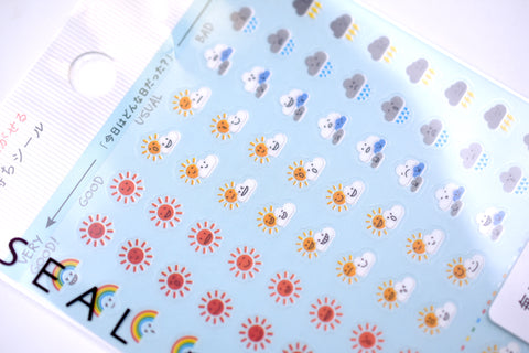 Midori Planner Sticker - Seal Collection - Weather