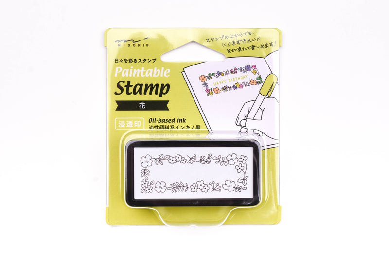 Midori Paintable Stamp Pre-Inked To Do List Half-Size