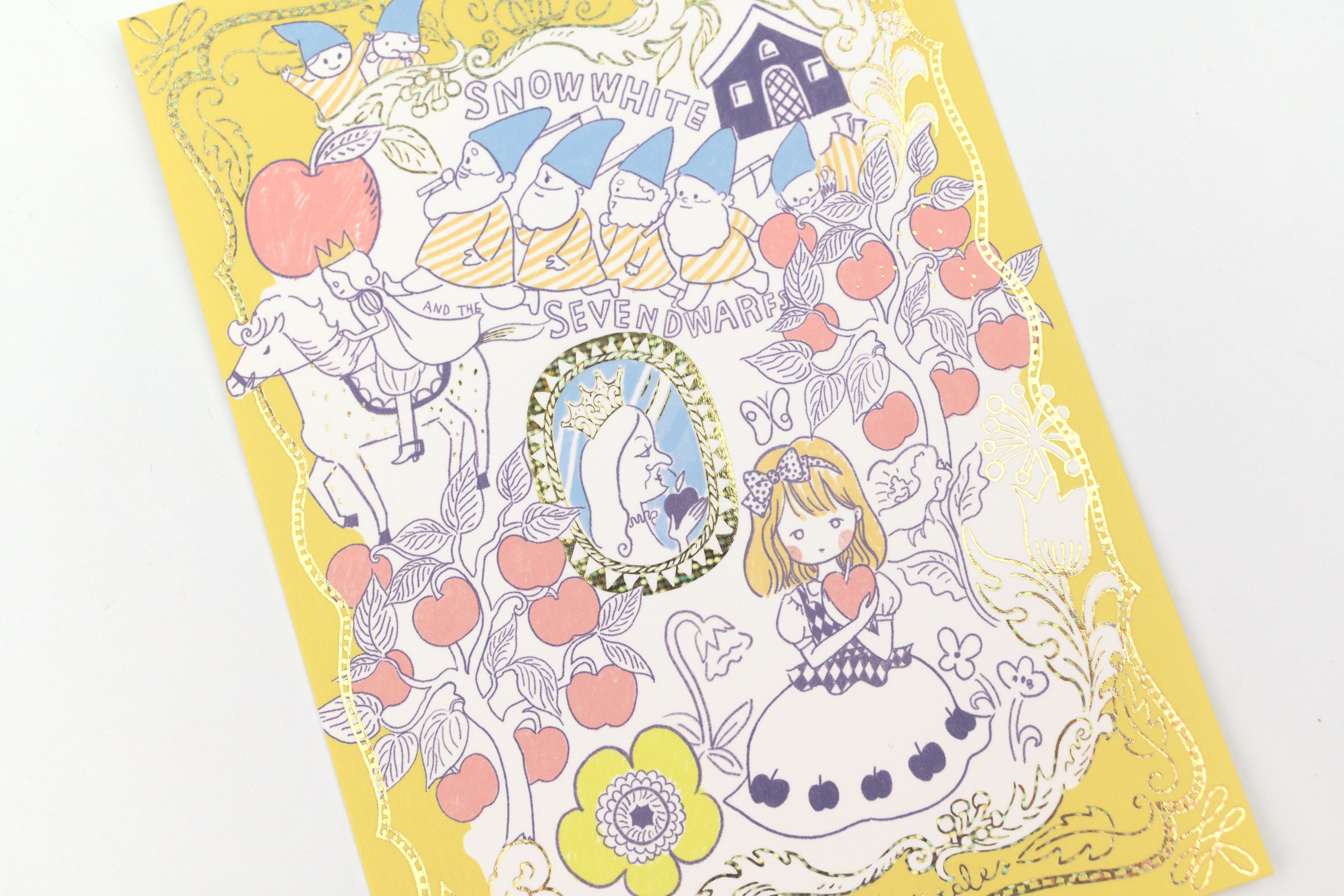 SEAL-DO Foil-stamped Postcard - Fairytale Jewel - Snow White