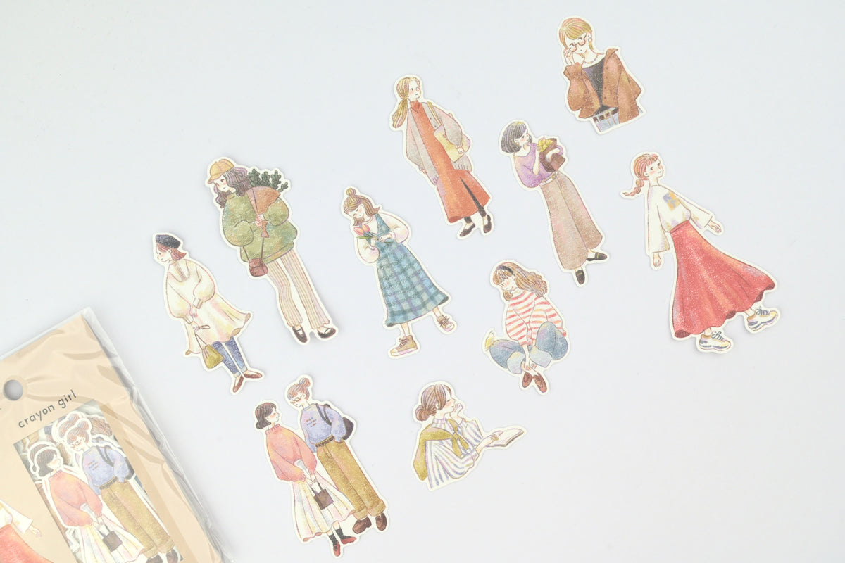 Mind Wave Sticker - Amie - Crayon Girl