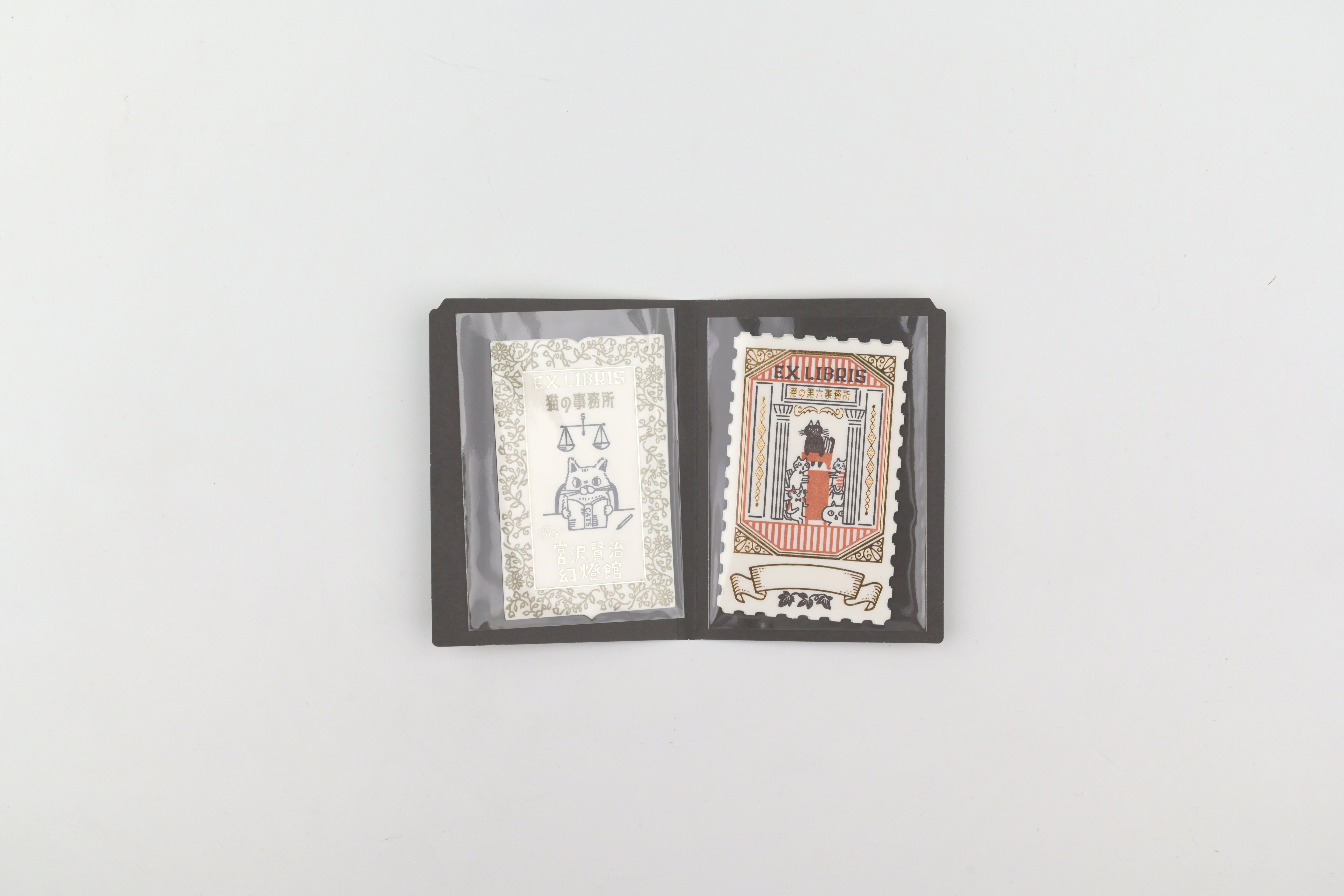 SEAL-DO Letterpress Foil-stamped Stickers - Ex Libris - Cat Office