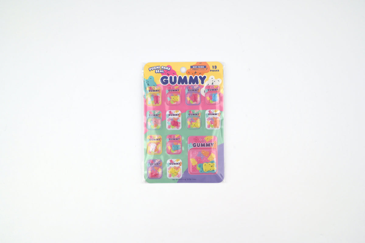 Greeting Life Puchi Pake Stickers - Gummy Bear