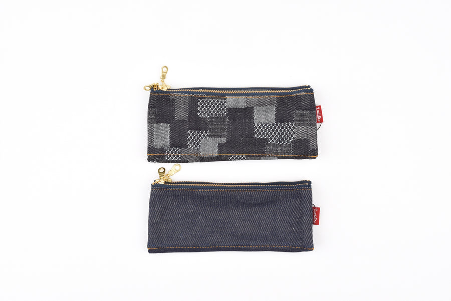 LUDDITE Bendy Pen Case - Denim
