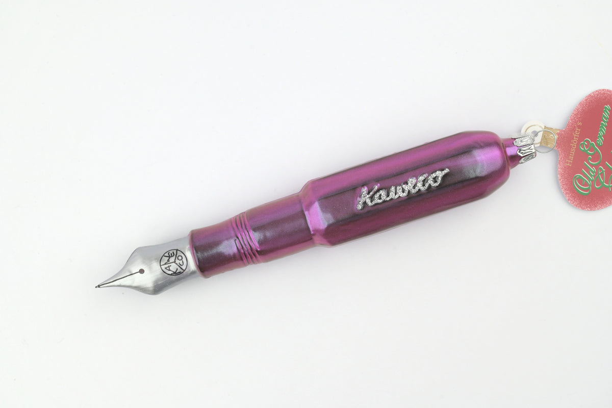 Kaweco Glass Ornament - Purple