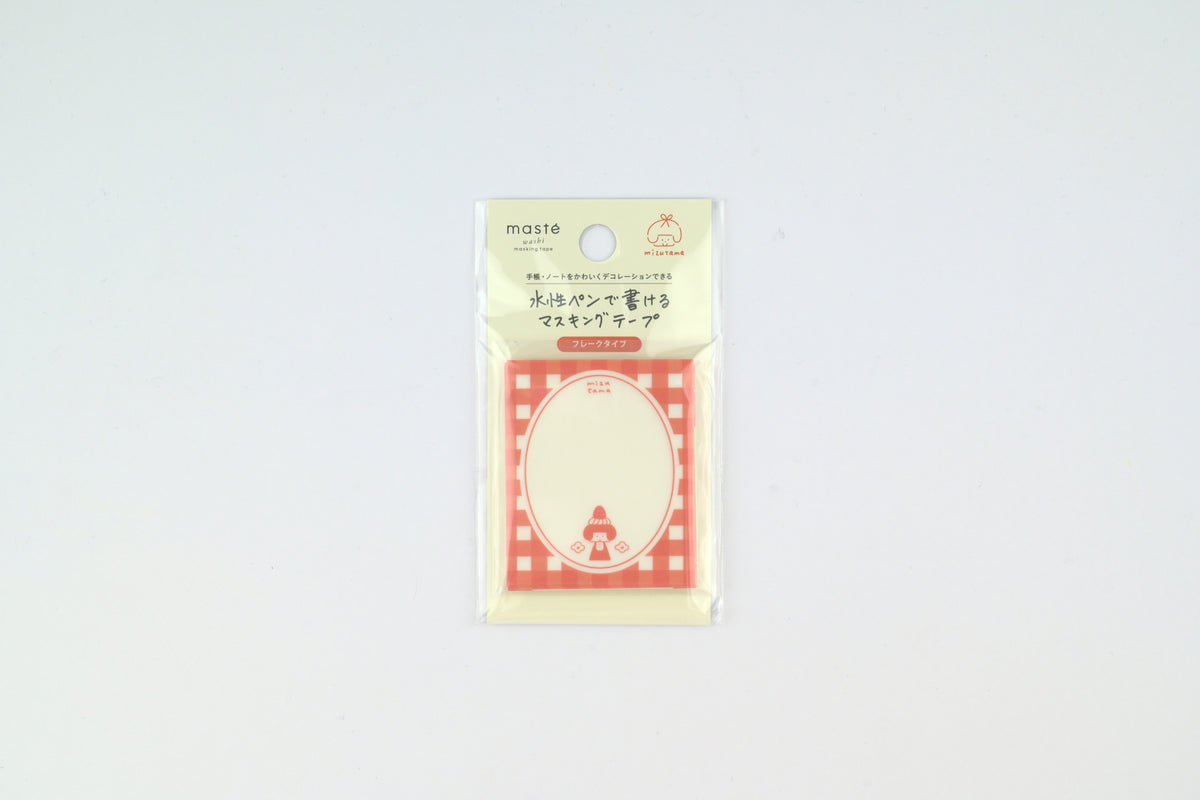 MARK'S x mizutama Masté Writable Flake Washi Tape Sheets - Shortcake