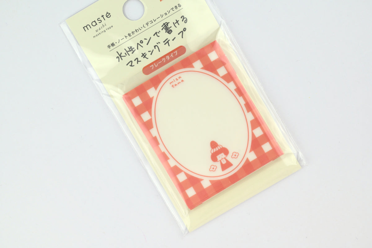 MARK'S x mizutama Masté Writable Flake Washi Tape Sheets - Shortcake