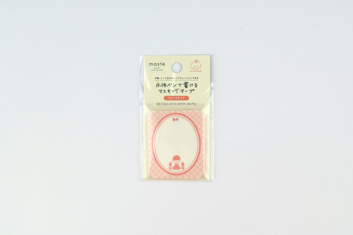 MARK'S x mizutama Masté Writable Flake Washi Tape Sheets - Tulip