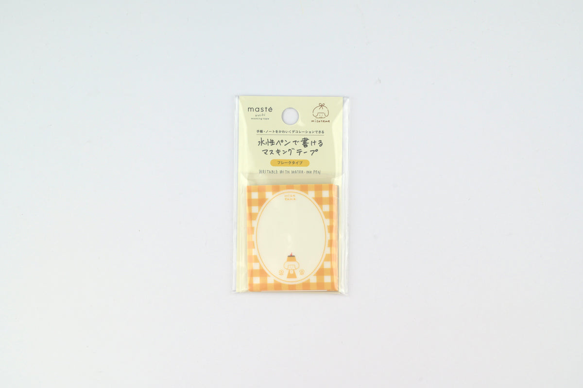 MARK'S x mizutama Masté Writable Flake Washi Tape Sheets - Pudding