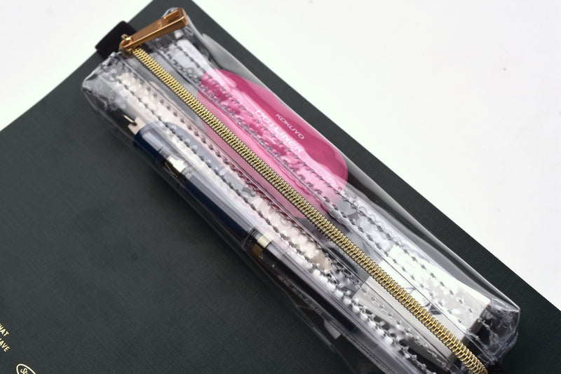 Book Band Pen Case Clear Yoseka Stationery