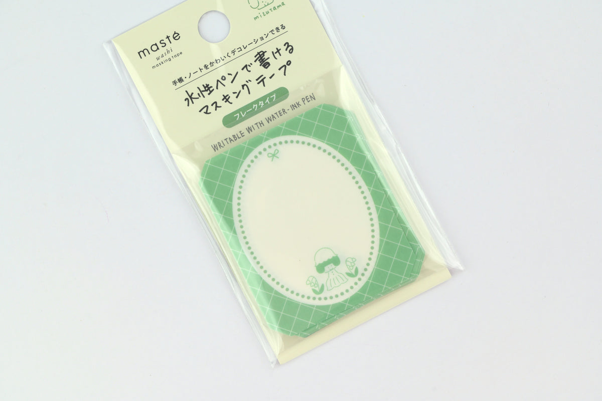 MARK'S x mizutama Masté Writable Flake Washi Tape Sheets - Lily of the Valley