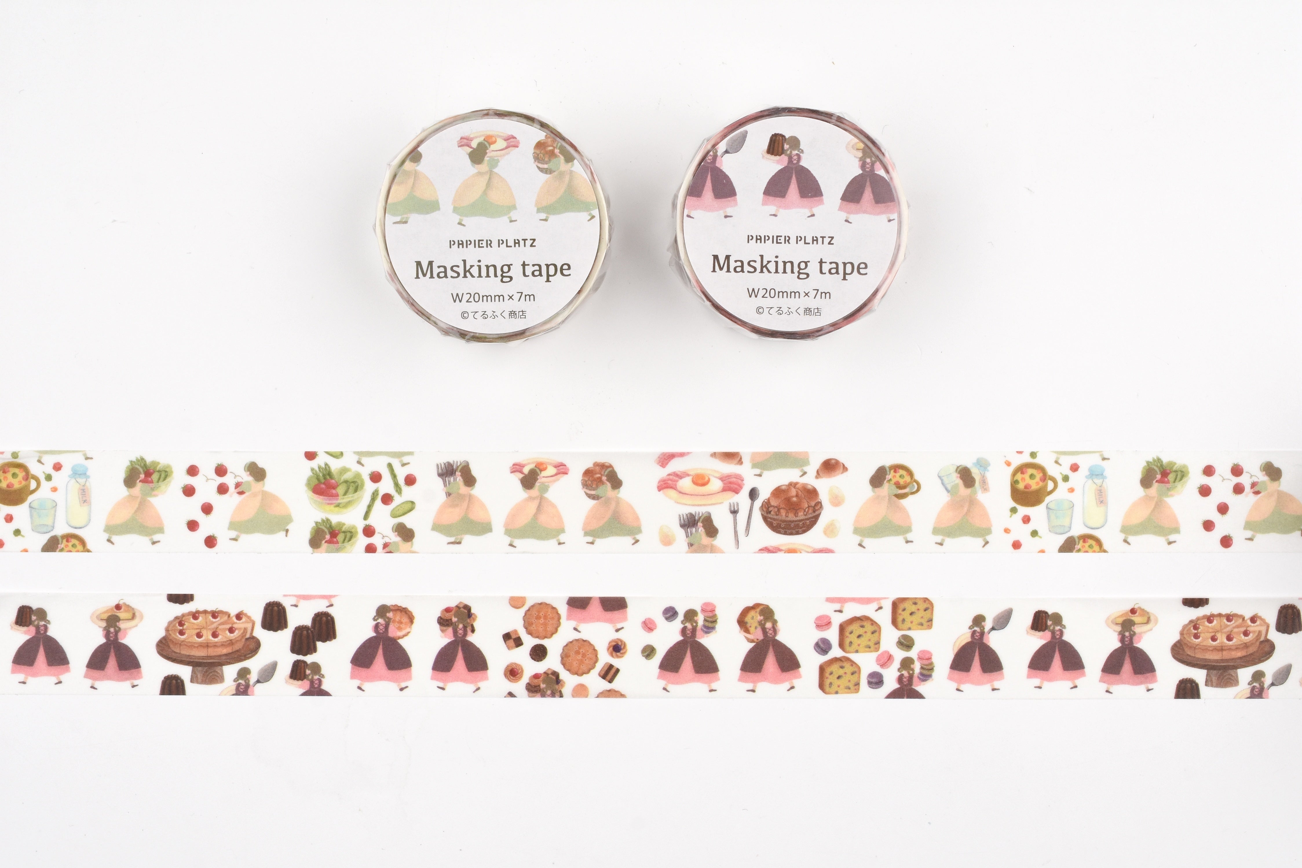 Papier Platz x Terufuku Shoten Masking Tape