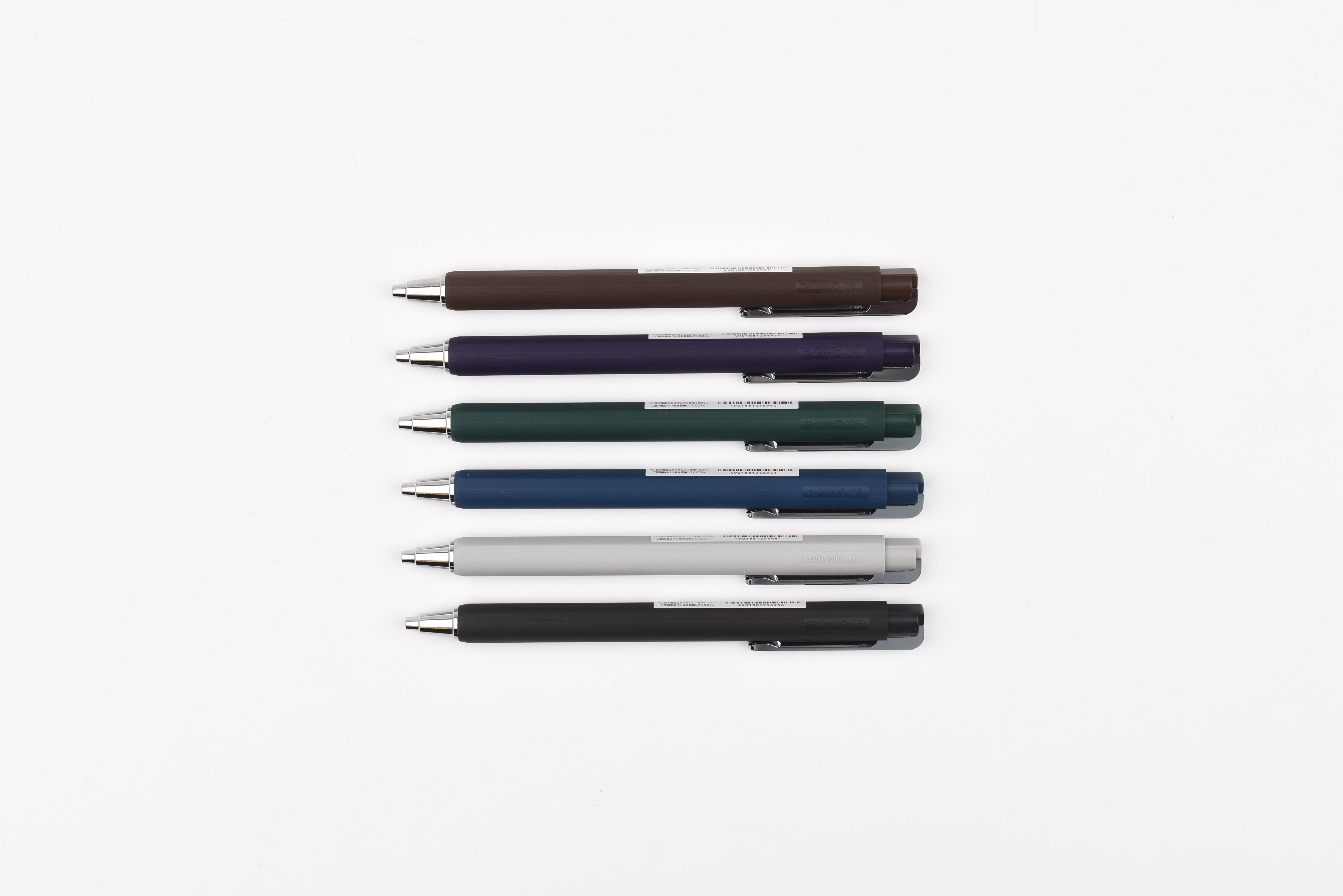 Sakura Ballsign iD Single Retractable Gel Pen - 0.5mm - 6-Color Set