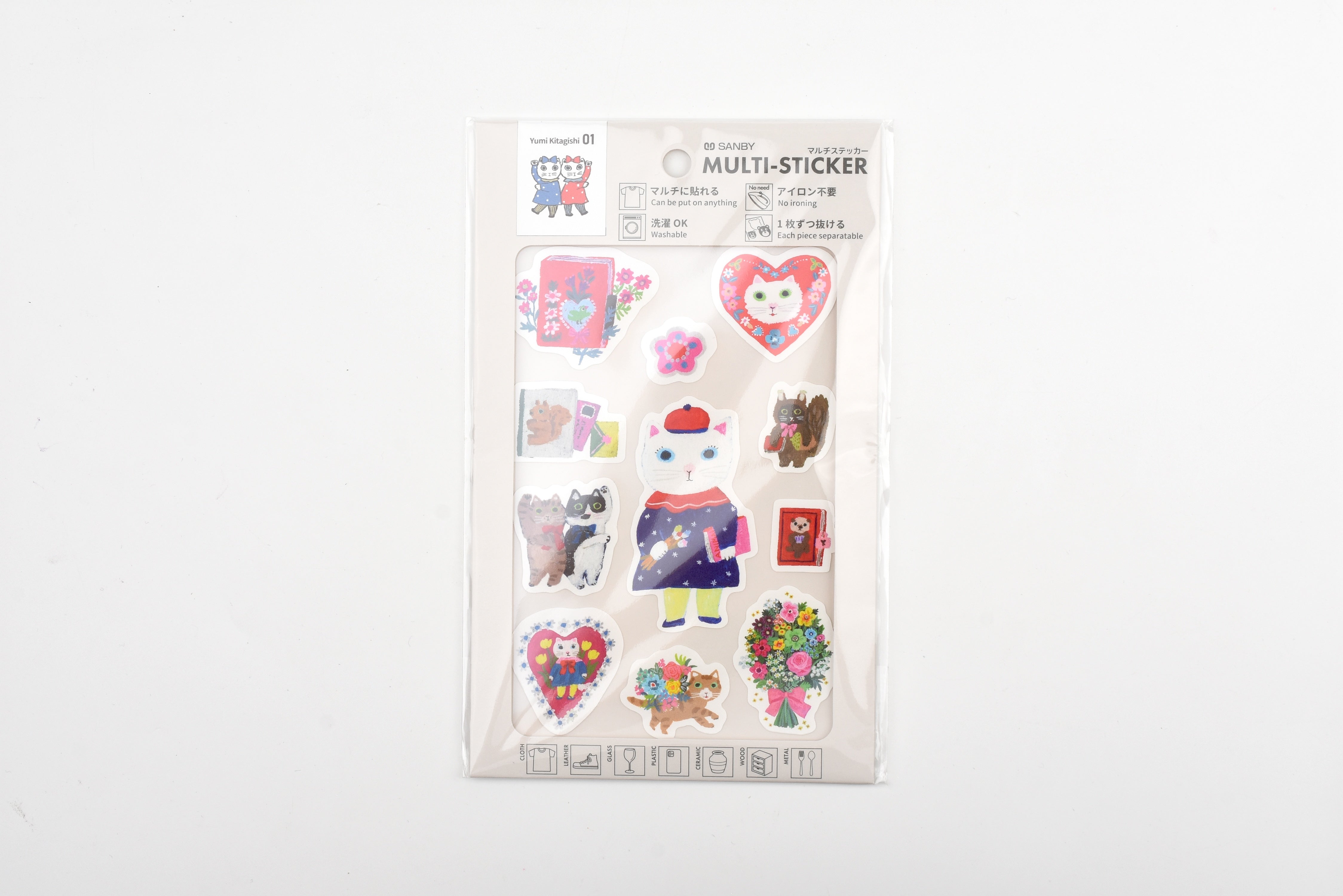 Yumi Kitagishi x SANBY Multi-Sticker - Art Time