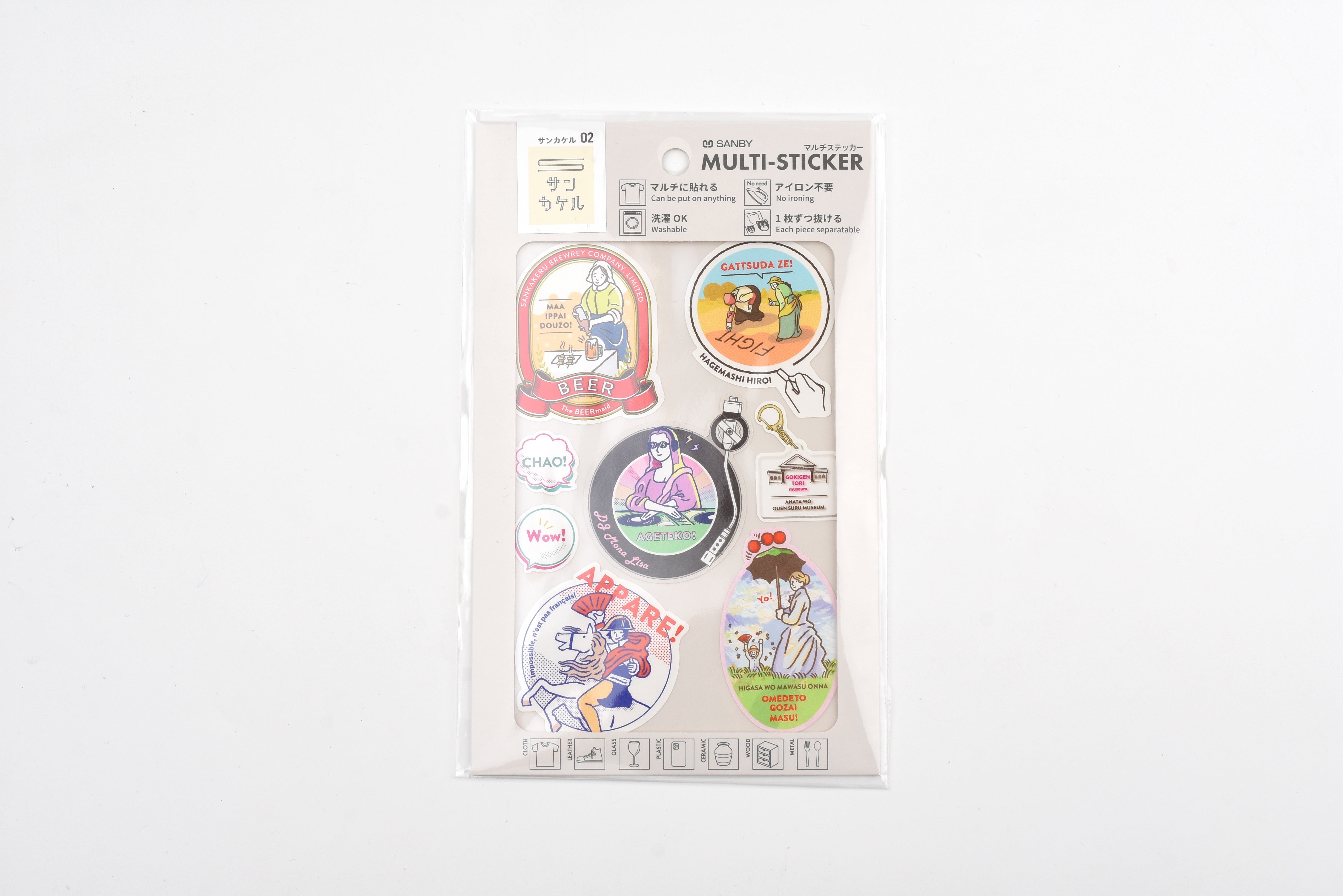 SANBY Gokigentori Museum Multi-Sticker - DJ Apparel