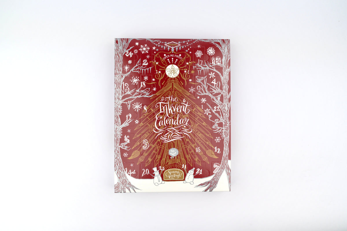 Diamine 2026 Inkvent Calendar Fountain Pen Ink - Burgundy Edition