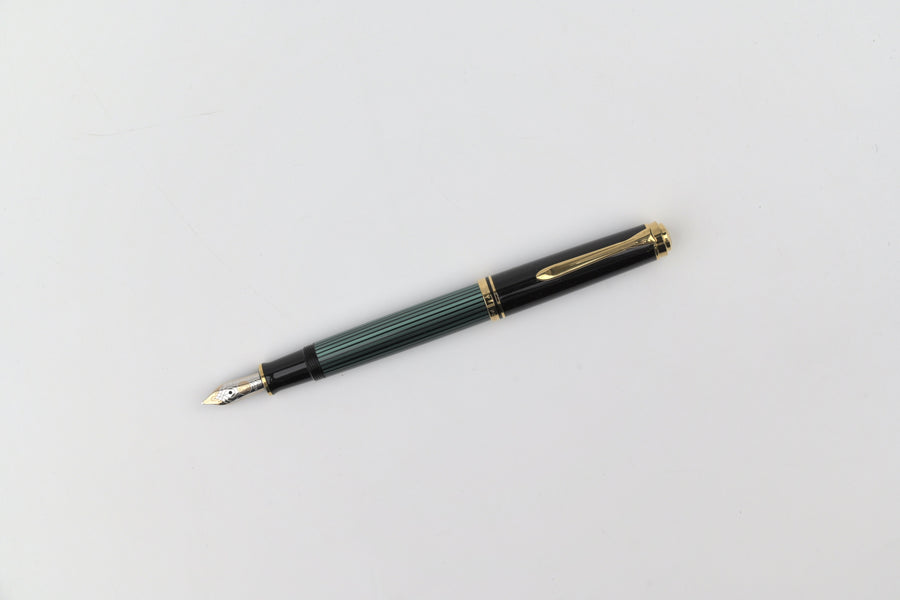 Pelikan M600 Fountain Pen - Souverän - Black-Green
