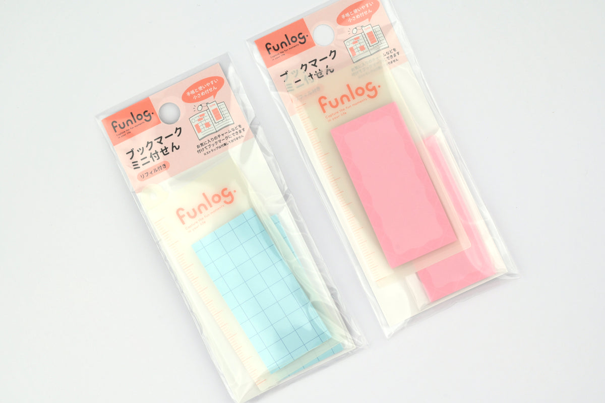 Mark's funlog Bookmark Mini Sticky Notes with Refill - Single Pattern