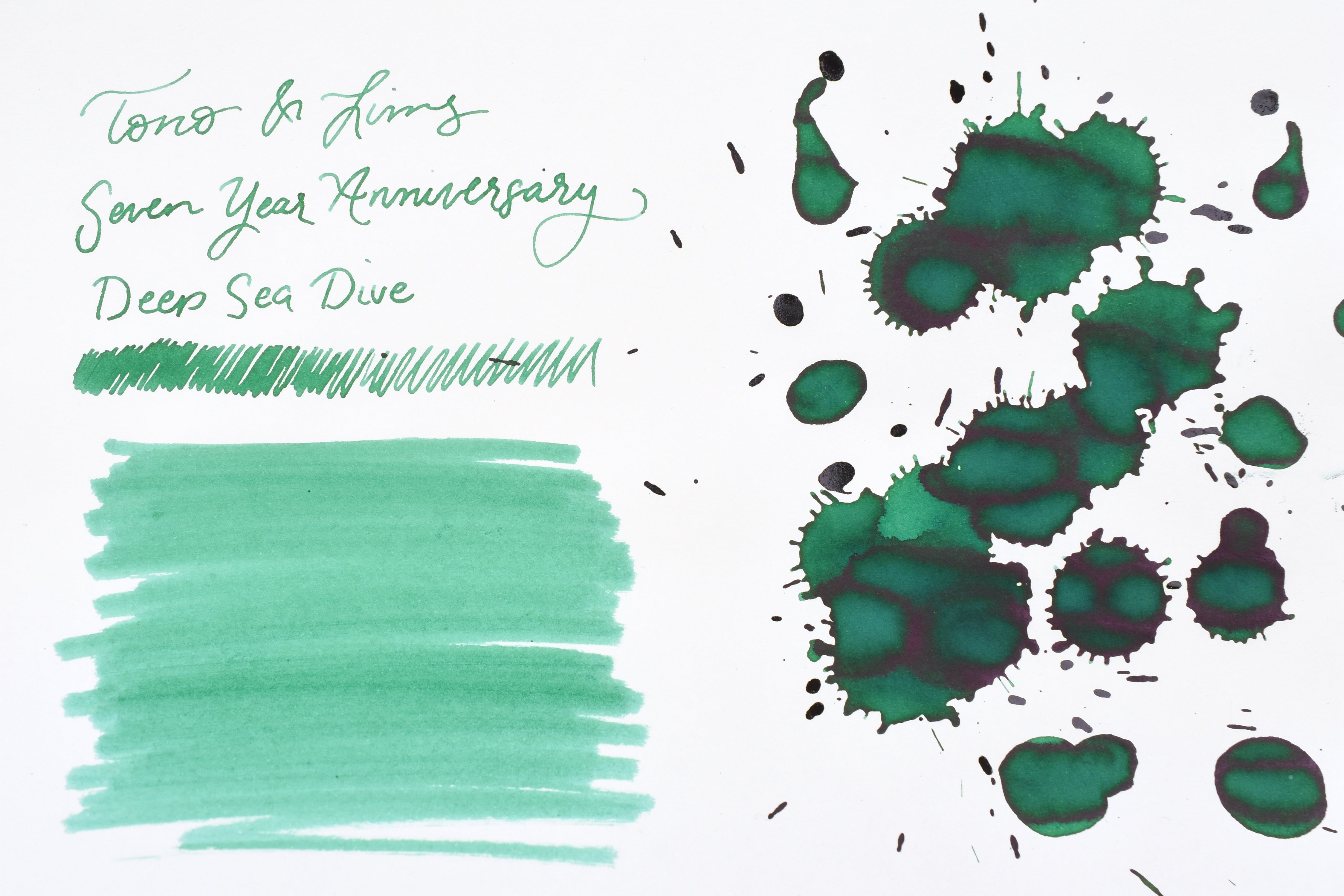 Tono & Lims Ink Bottle - Seven Year Anniversary - Deep Sea Dive - 30ml