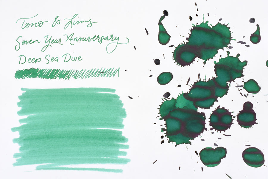 Tono & Lims Ink Bottle - Seven Year Anniversary - Deep Sea Dive - 30ml
