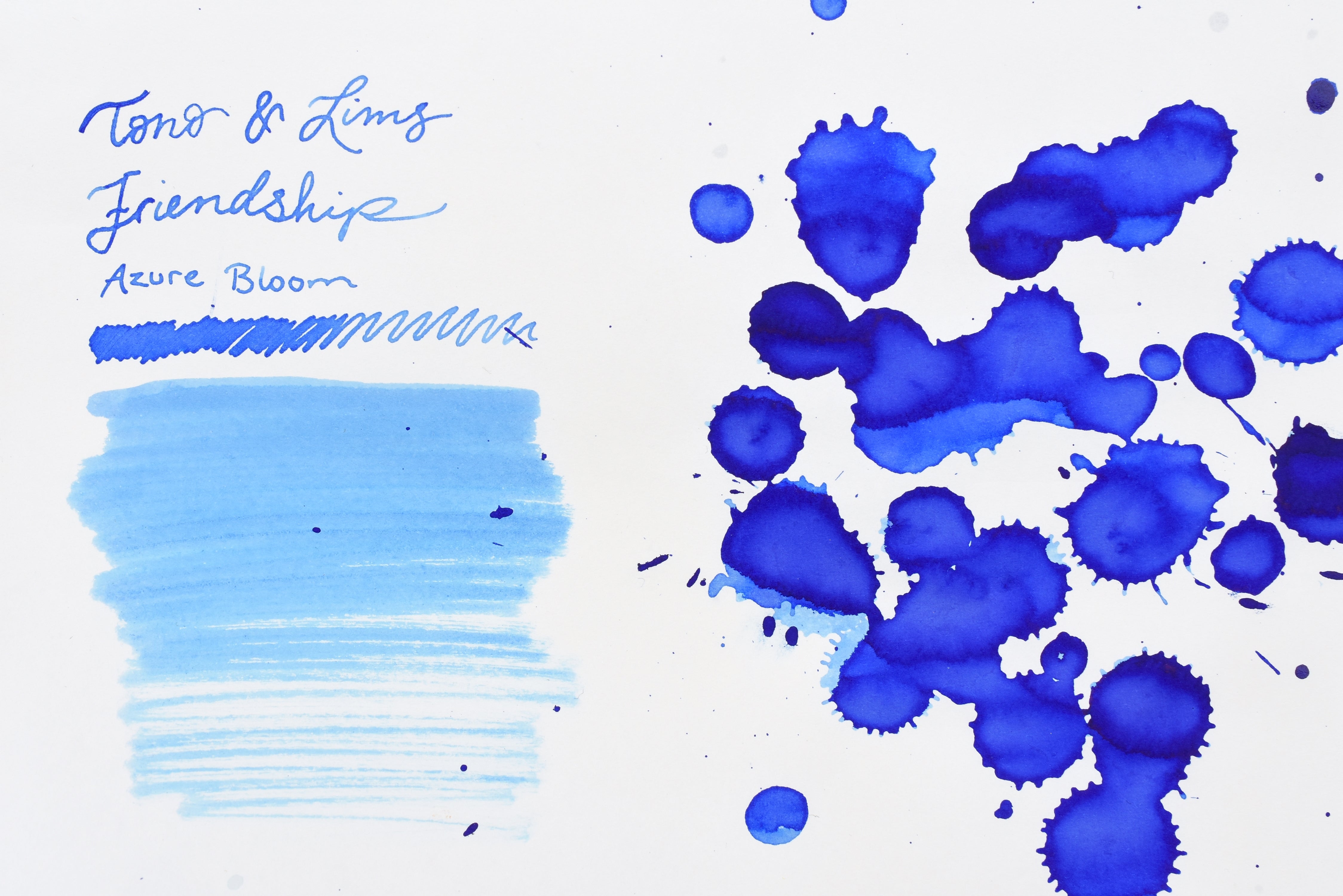 Tono & Lims Ink Bottle - Friendship - Azure Bloom - 30ml