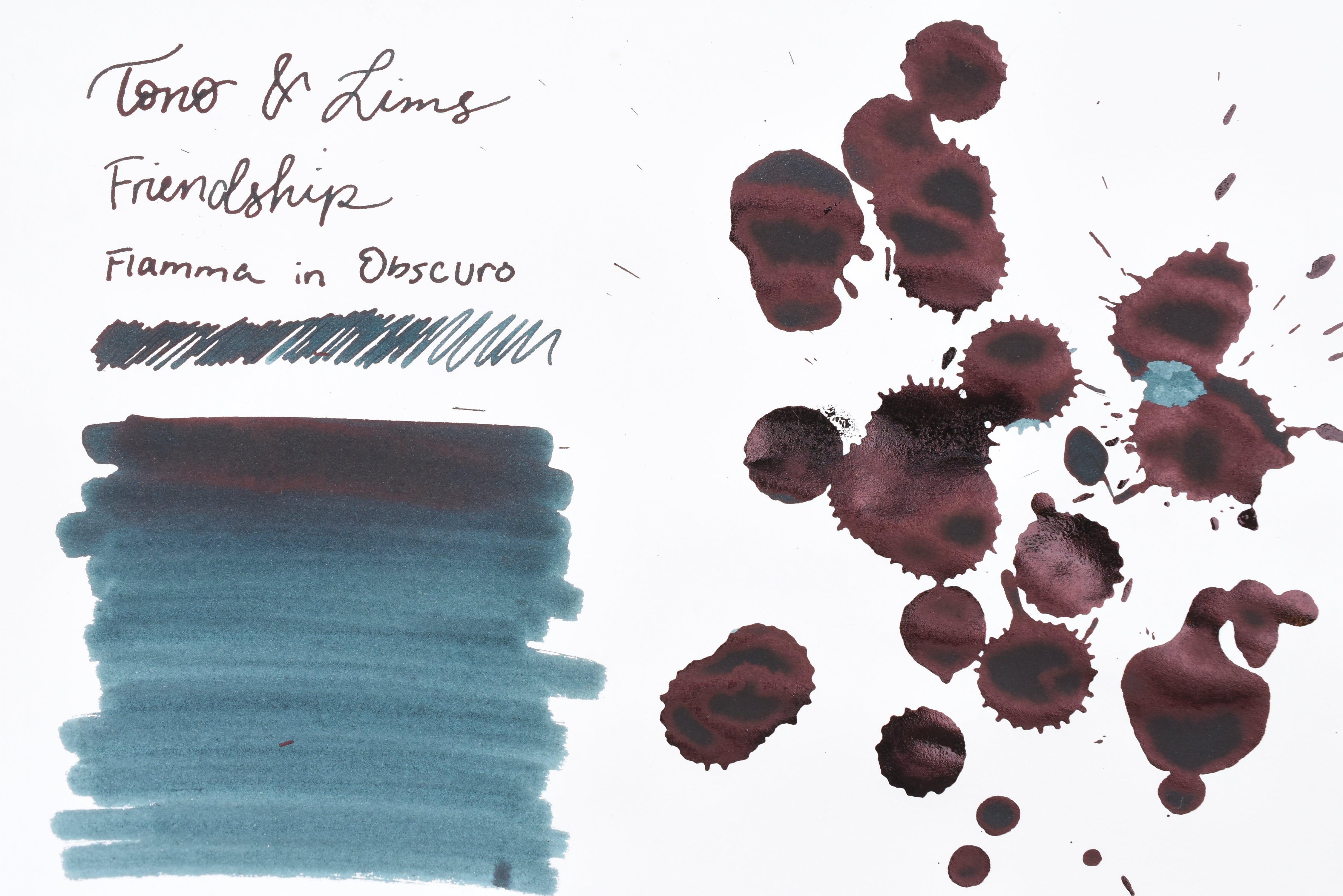 Tono & Lims Ink Bottle - Friendship - Flamma in Obscuro - 30ml