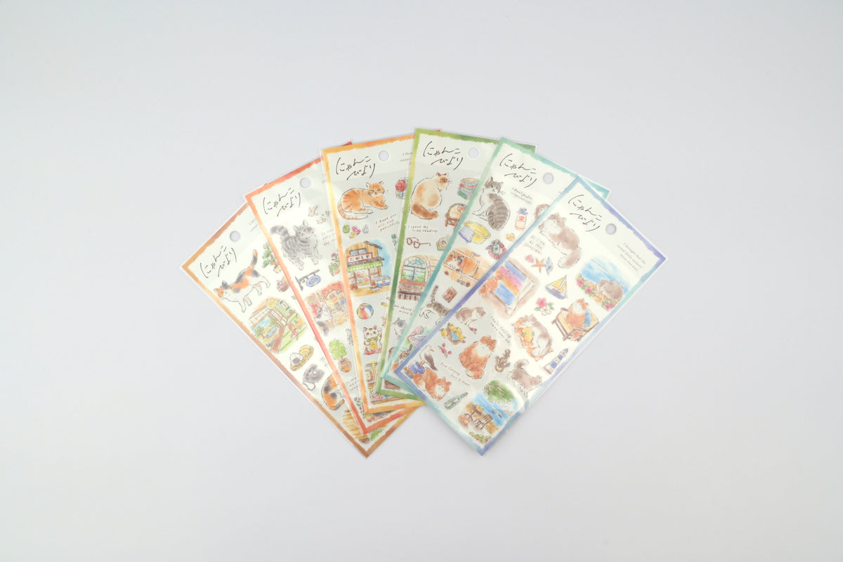 Mind Wave Sticker Sheet - Nyanko Biyori