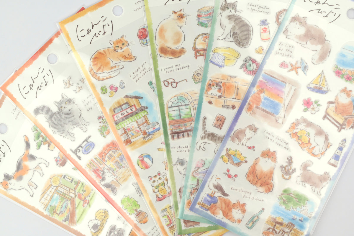 Mind Wave Sticker Sheet - Nyanko Biyori