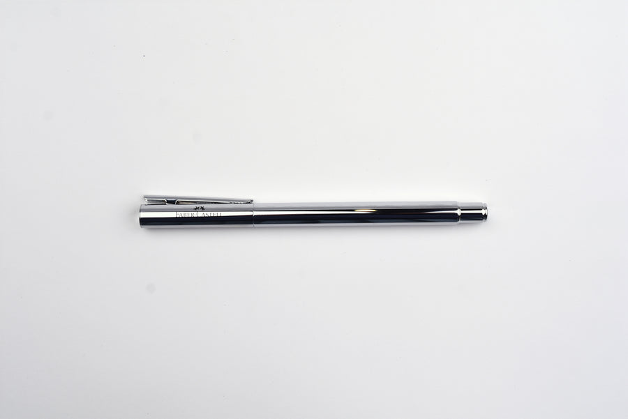 Faber-Castell - Design Neo Slim Fountain Pen - Stainless Steel Polished