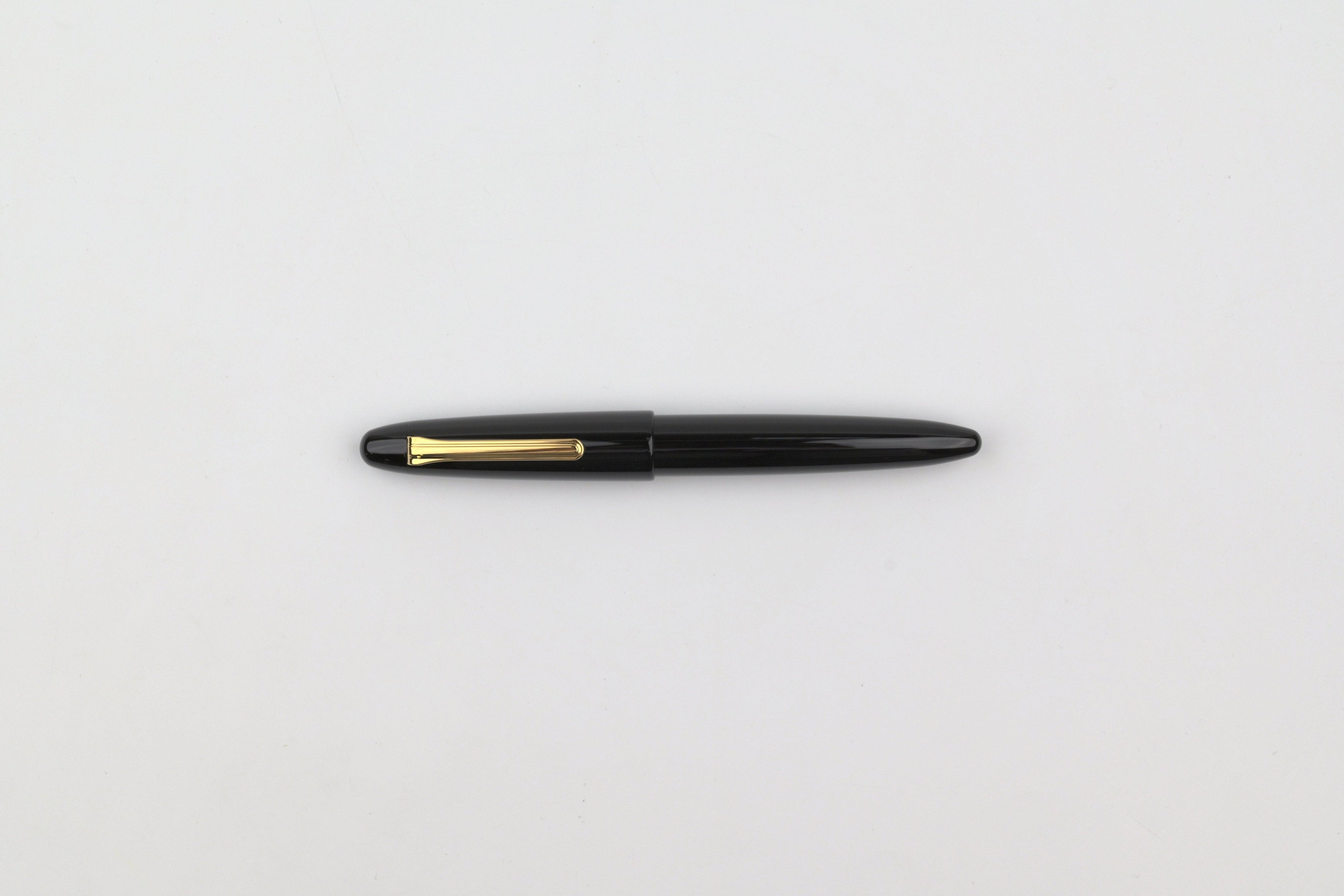 Sailor 1911 King of Pen Ebonite Fountain Pen - Color Urushi - Gold Trim - Black