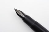 Faber-Castell - Design Neo Slim Fountain Pen - Black Matte & Matte Black Chrome
