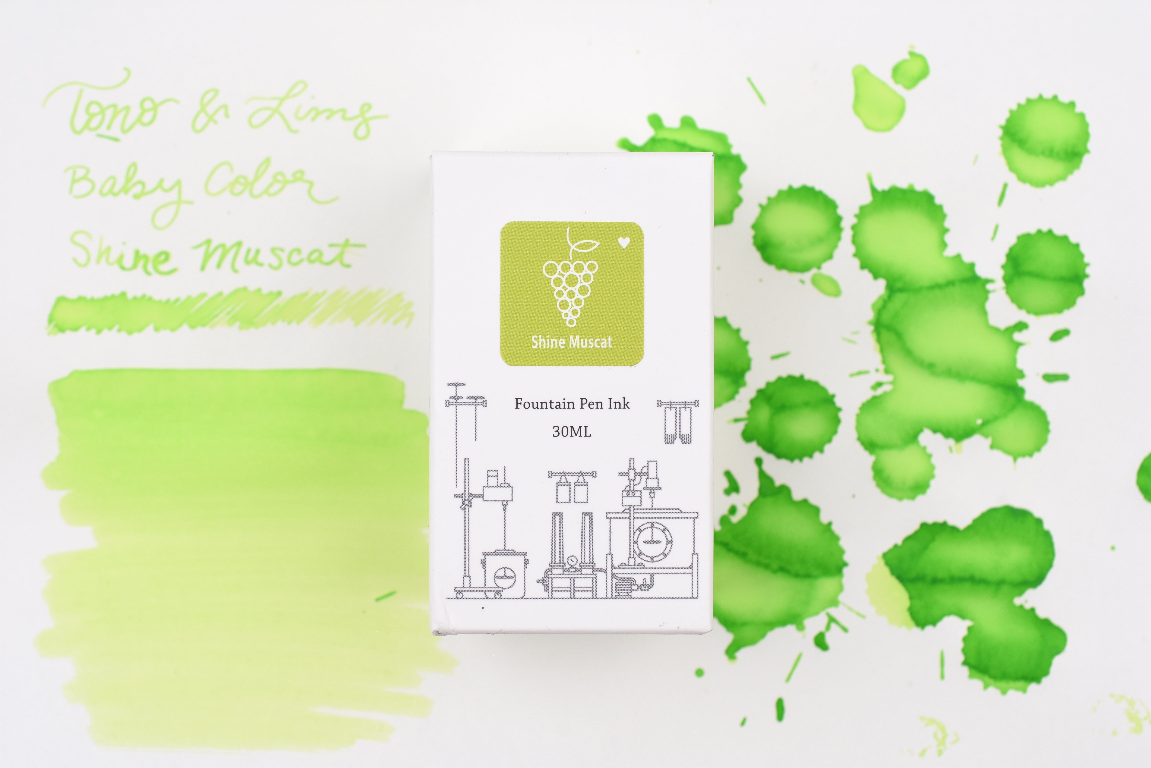 Tono & Lims Ink Bottle - Baby Color - Shine Muscat - 30ml