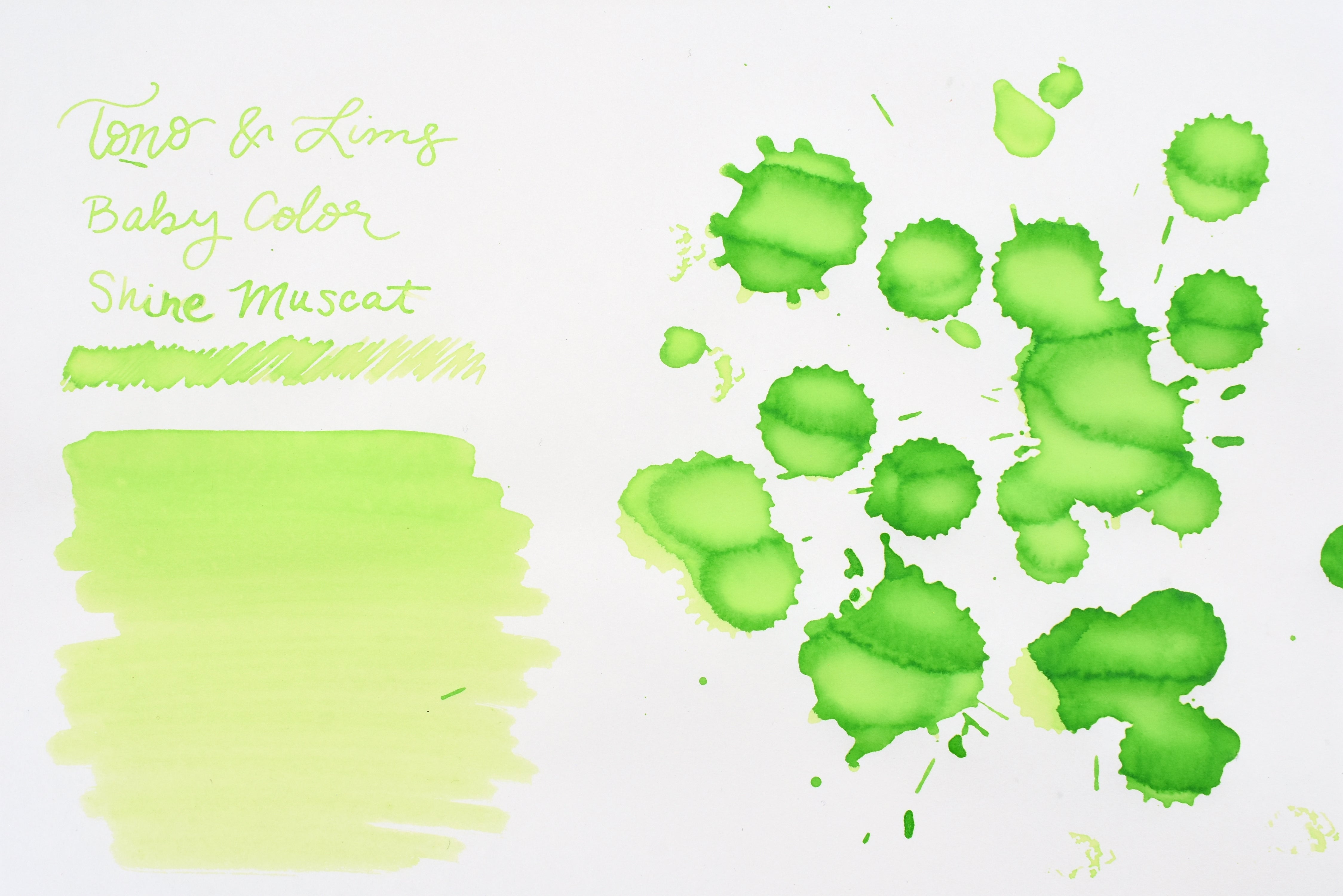 Tono & Lims Ink Bottle - Baby Color - Shine Muscat - 30ml