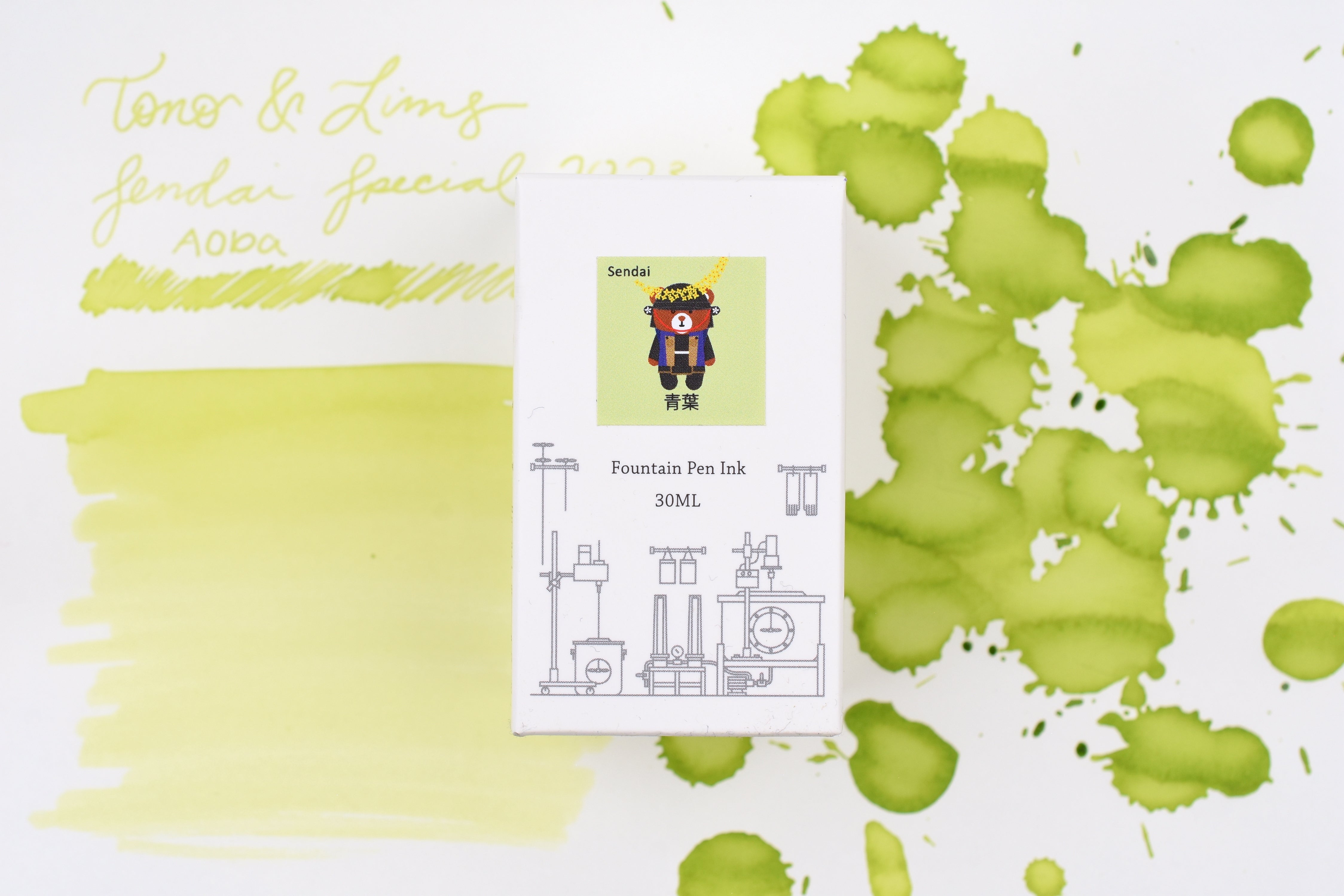 Tono & Lims Ink Bottle - Sendai Special 2023 - 青葉 (Aoba) - 30ml