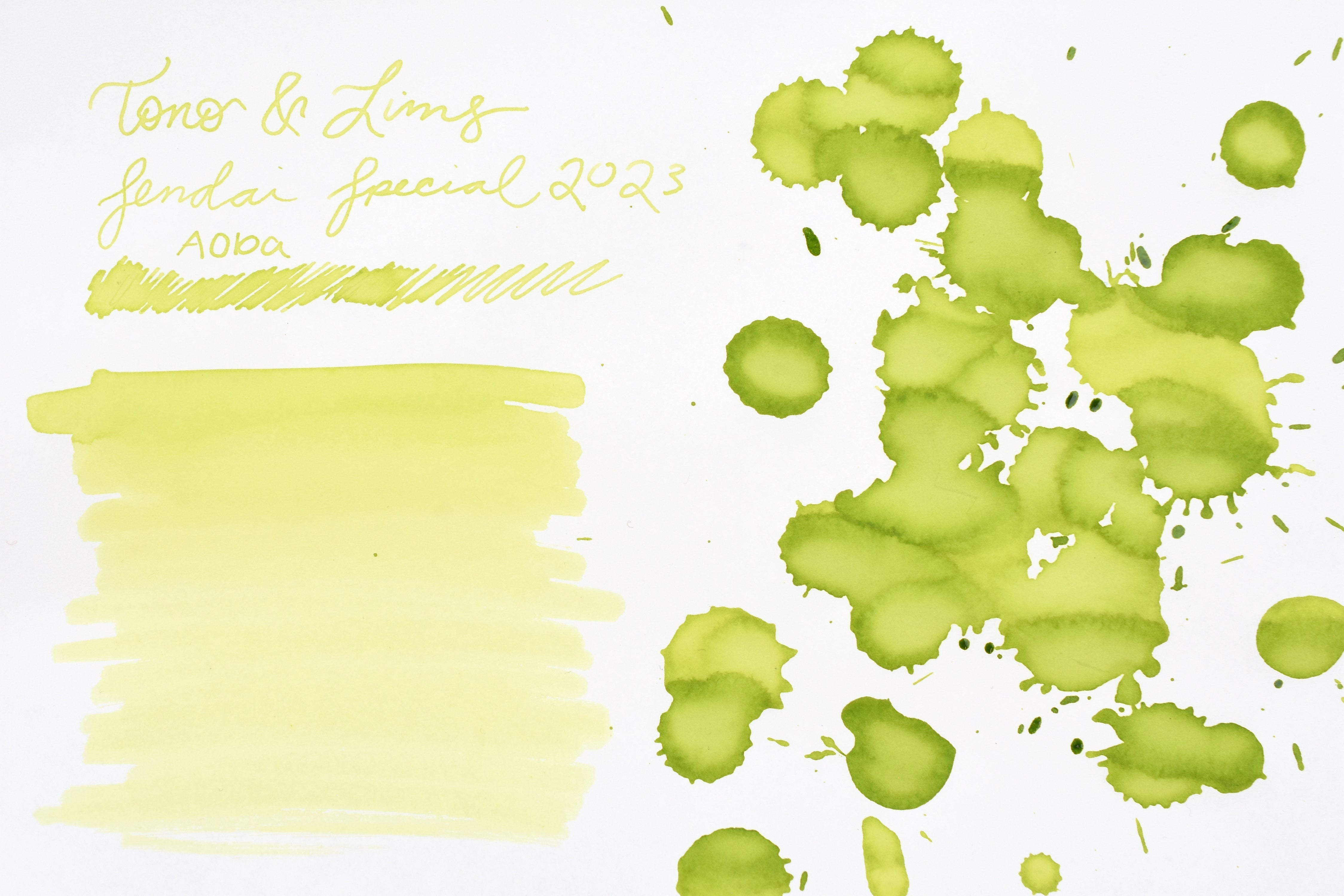 Tono & Lims Ink Bottle - Sendai Special 2023 - 青葉 (Aoba) - 30ml