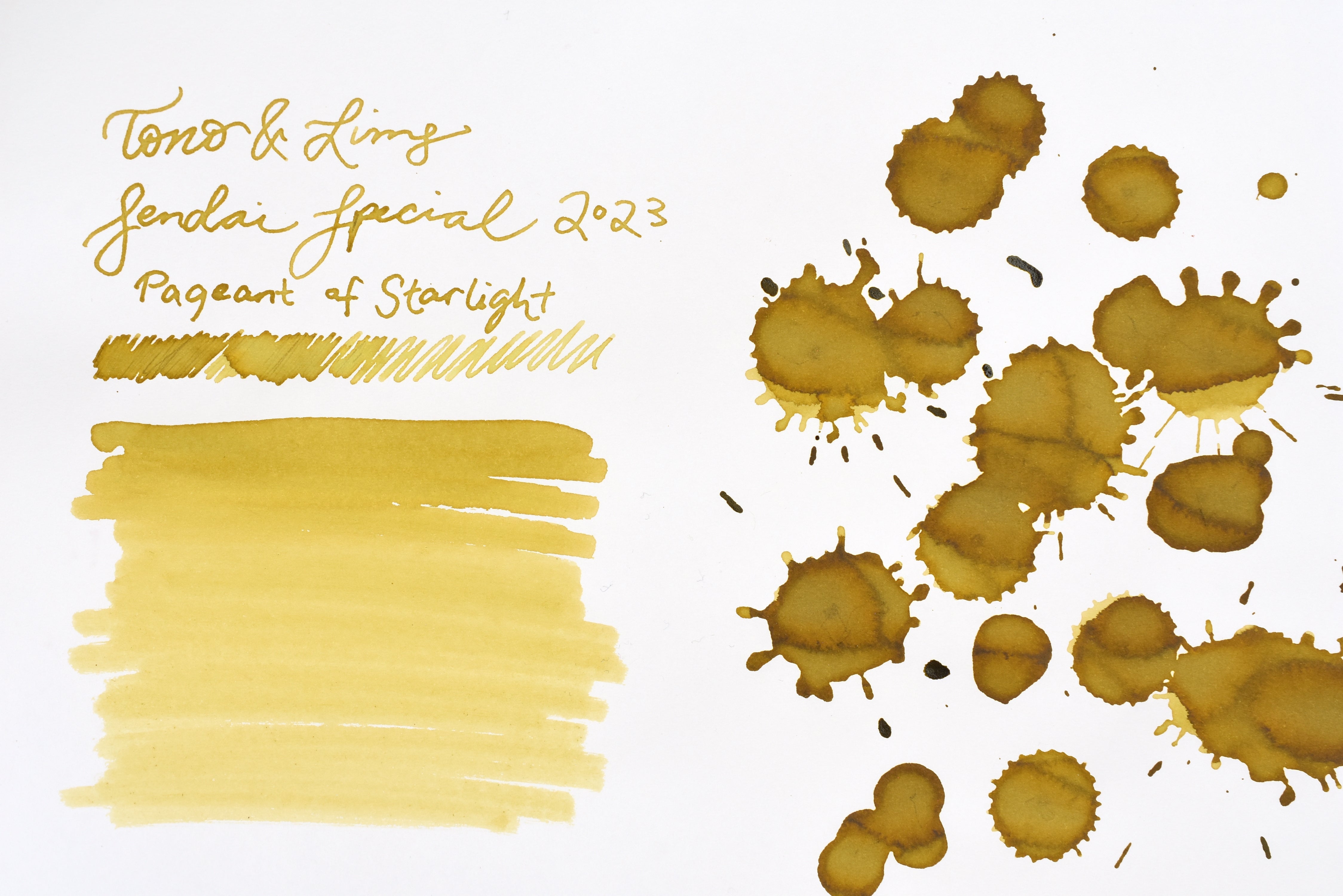 Tono & Lims Ink Bottle - Sendai Special 2023 - ページェント (Pageant of Starlight) - 30ml