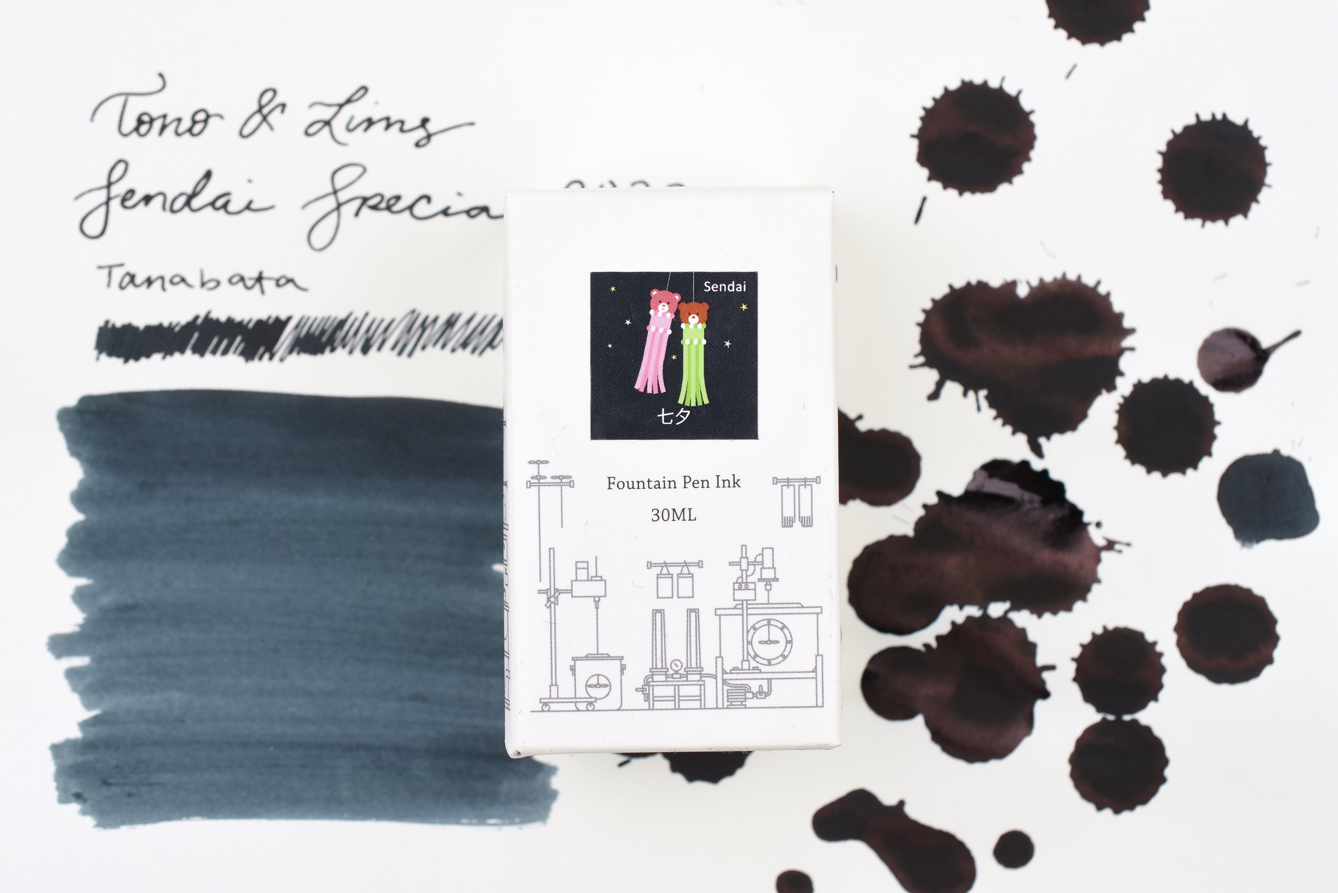 Tono & Lims Ink Bottle - Sendai Special 2023 - 七夕 (Tanabata) - 30ml