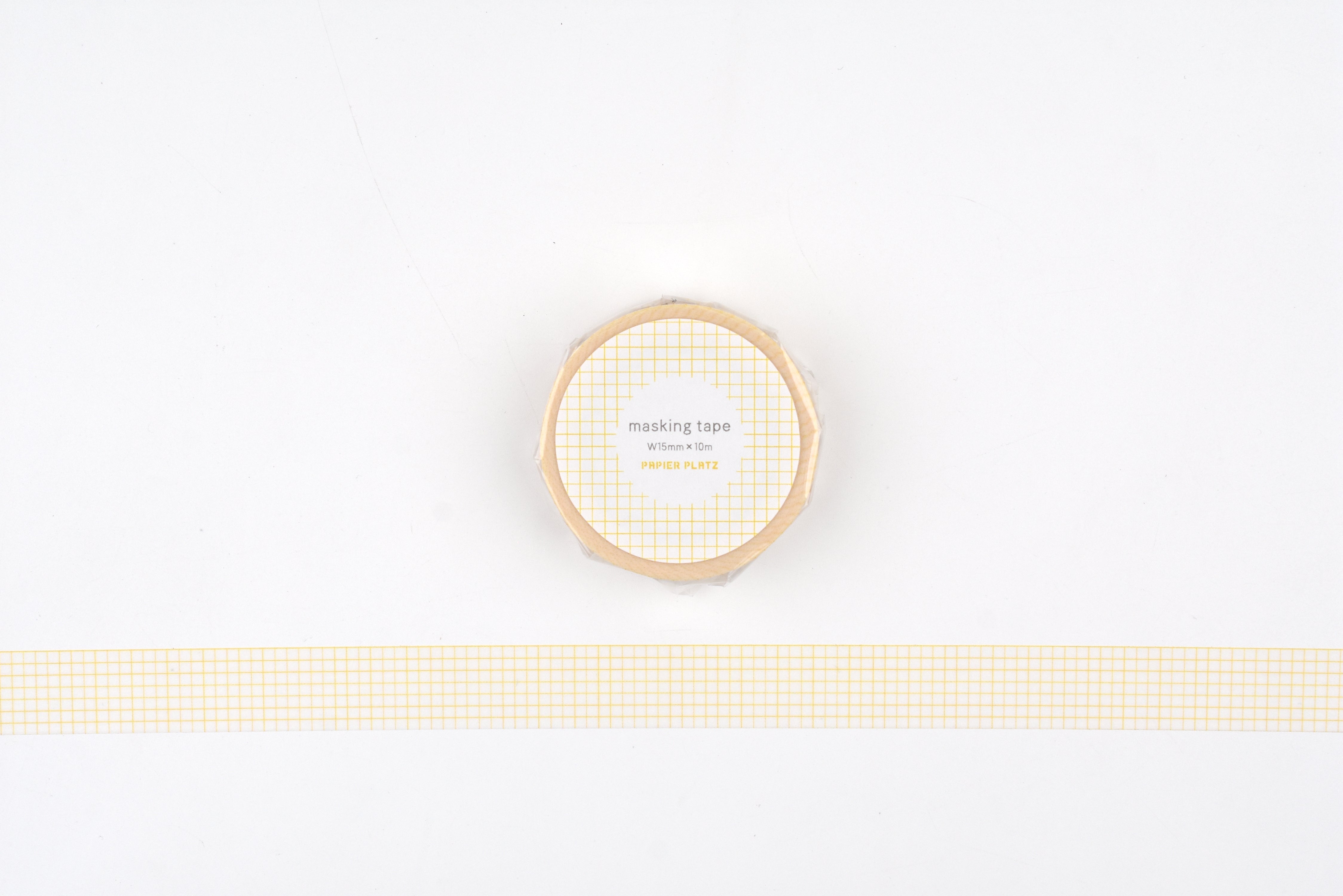 Papier Platz Masking Tape - Grid Vol. 1 - Yellow