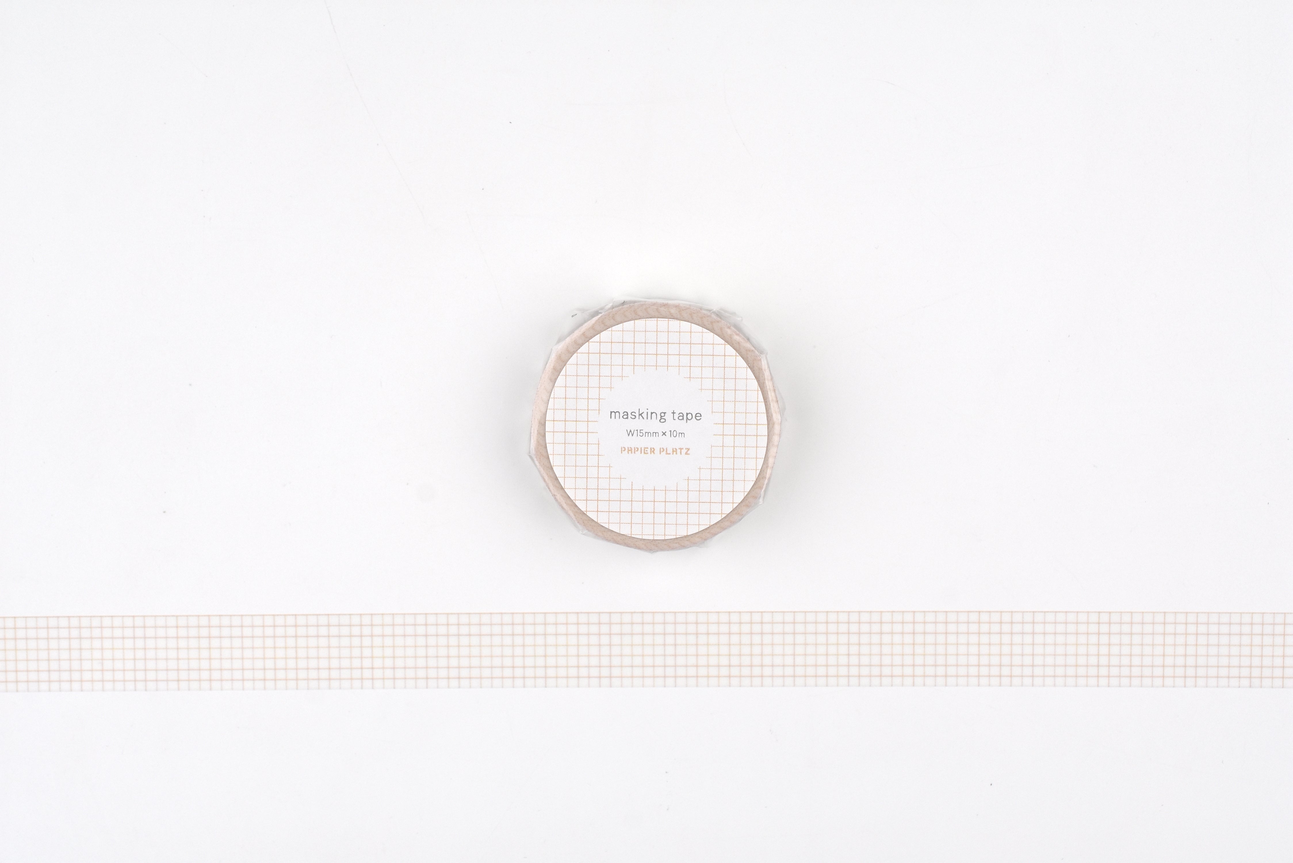 Papier Platz Masking Tape - Grid Vol. 1 - Brown