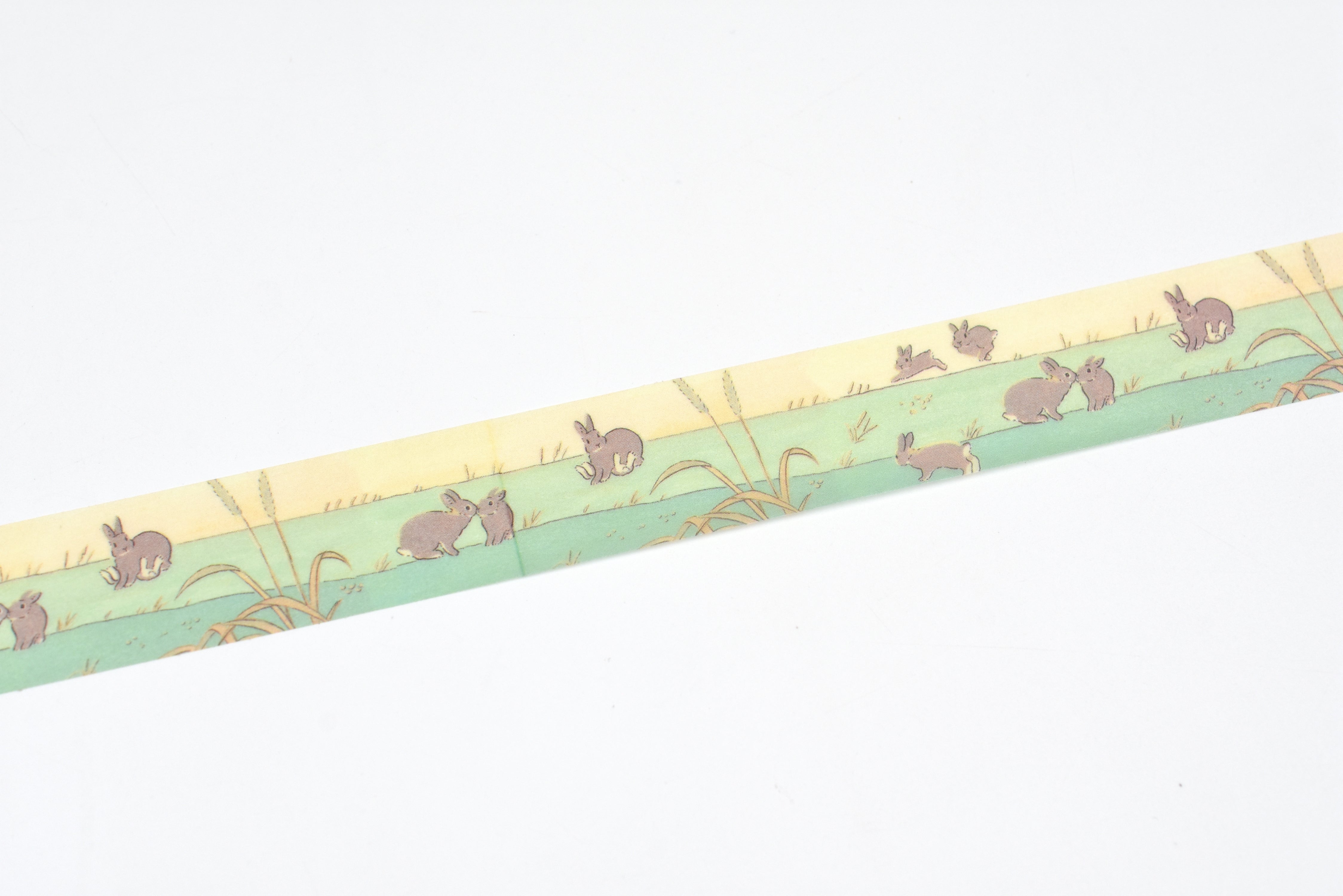 Papier Platz x Schinako Moriyama Masking Tape - Rabbit and Grassland