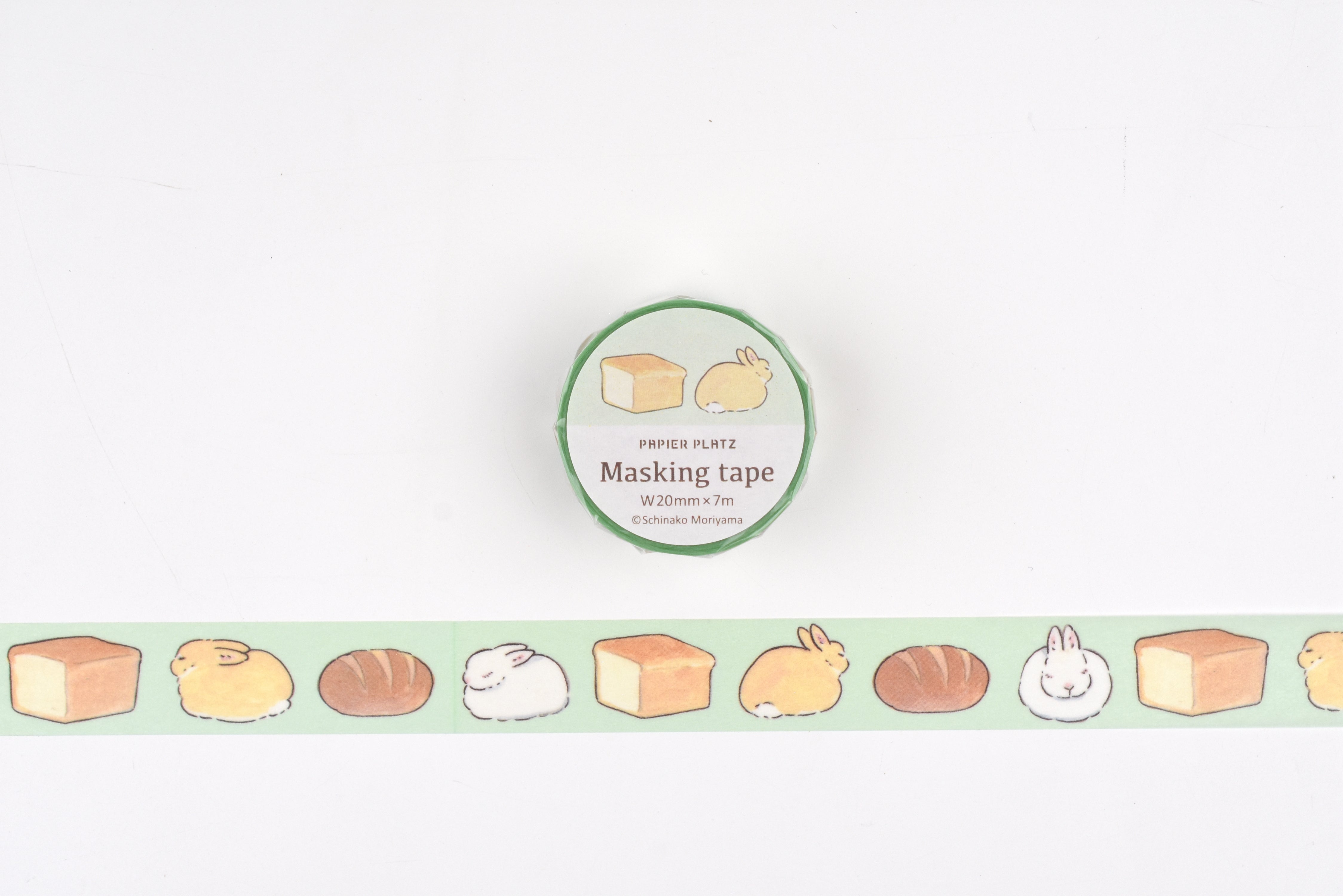Papier Platz x Schinako Moriyama Masking Tape - Bunny Loaf