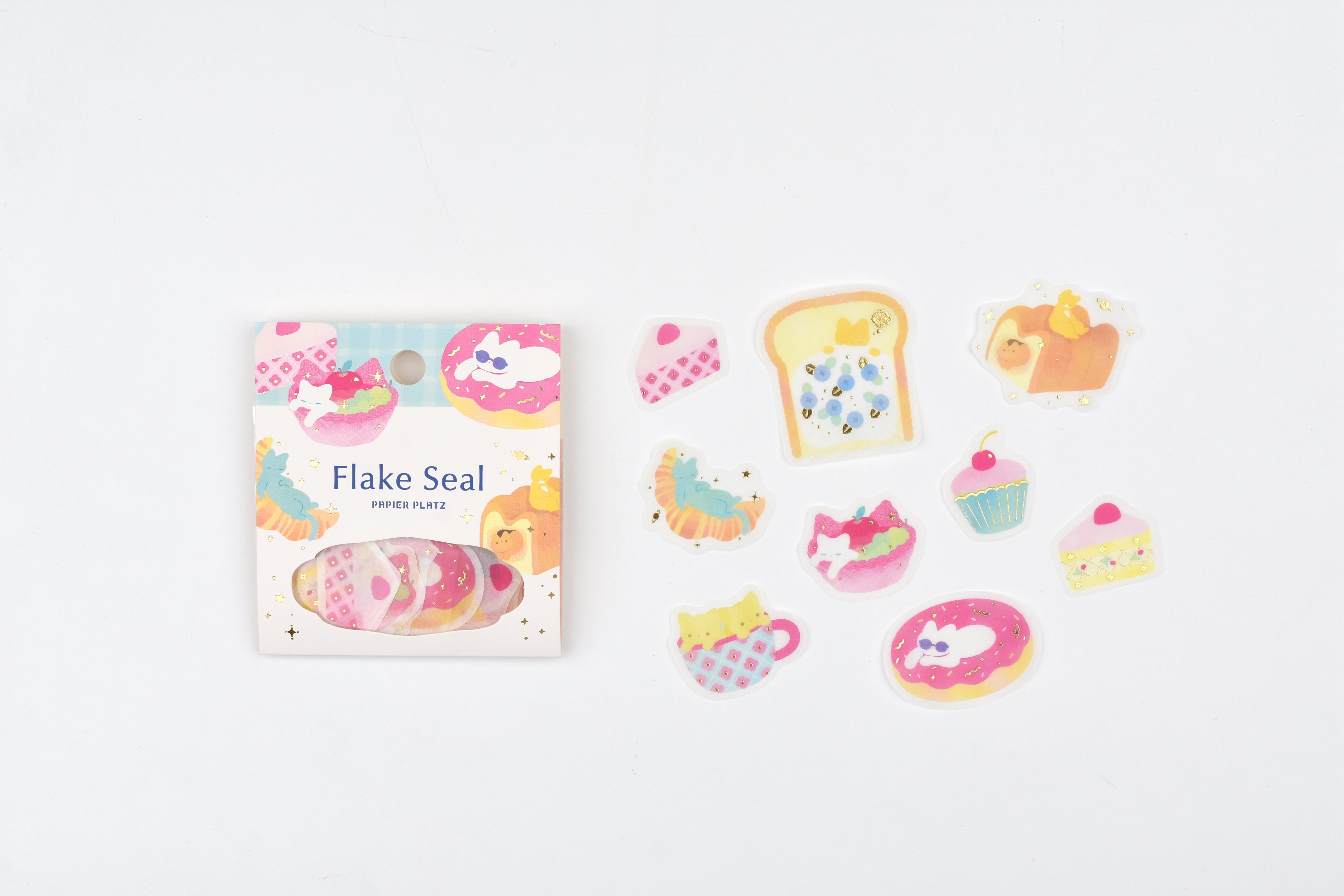 Papier Platz x Miyashita Nodoka Flake Stickers - Sweets Time