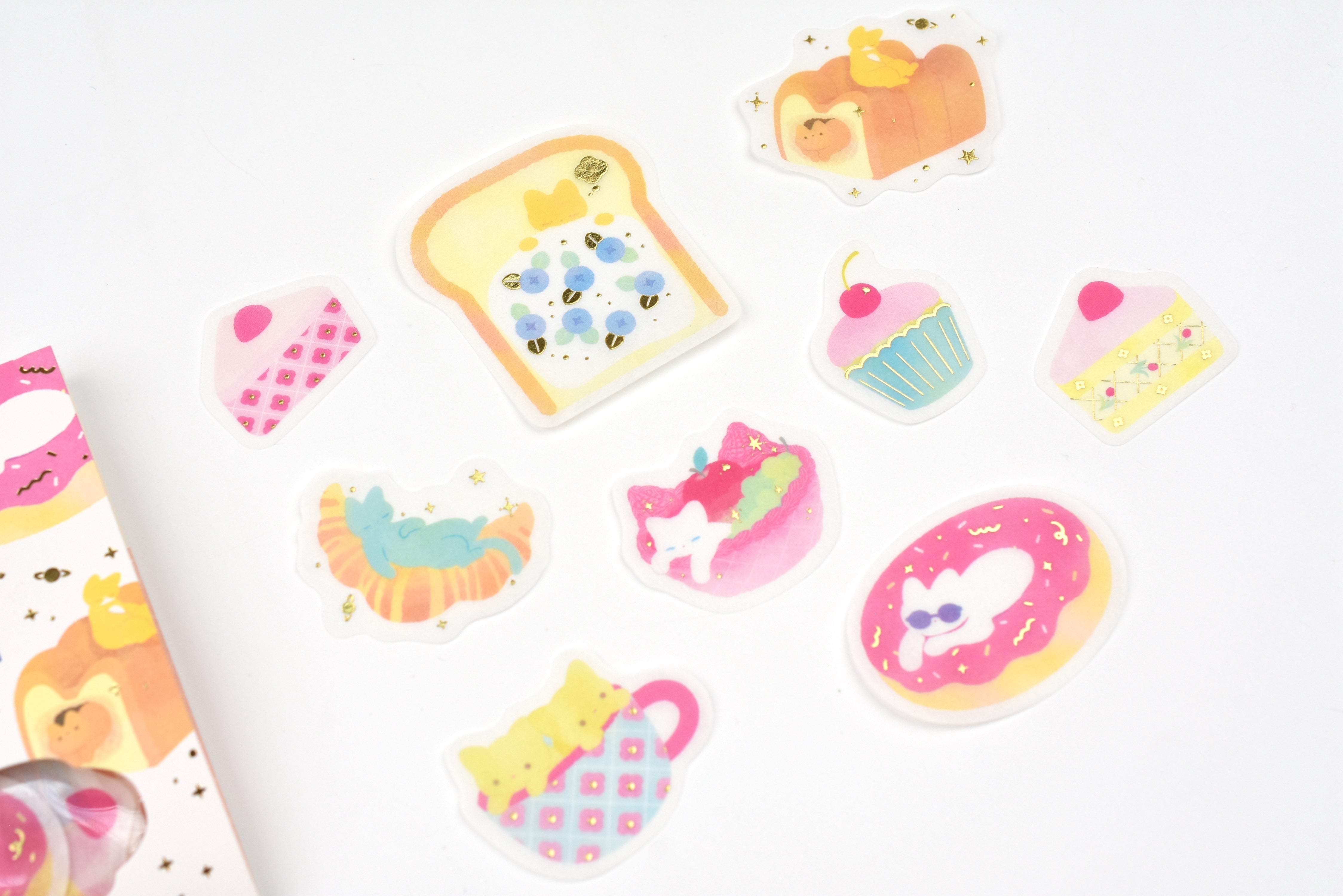 Papier Platz x Miyashita Nodoka Flake Stickers - Sweets Time
