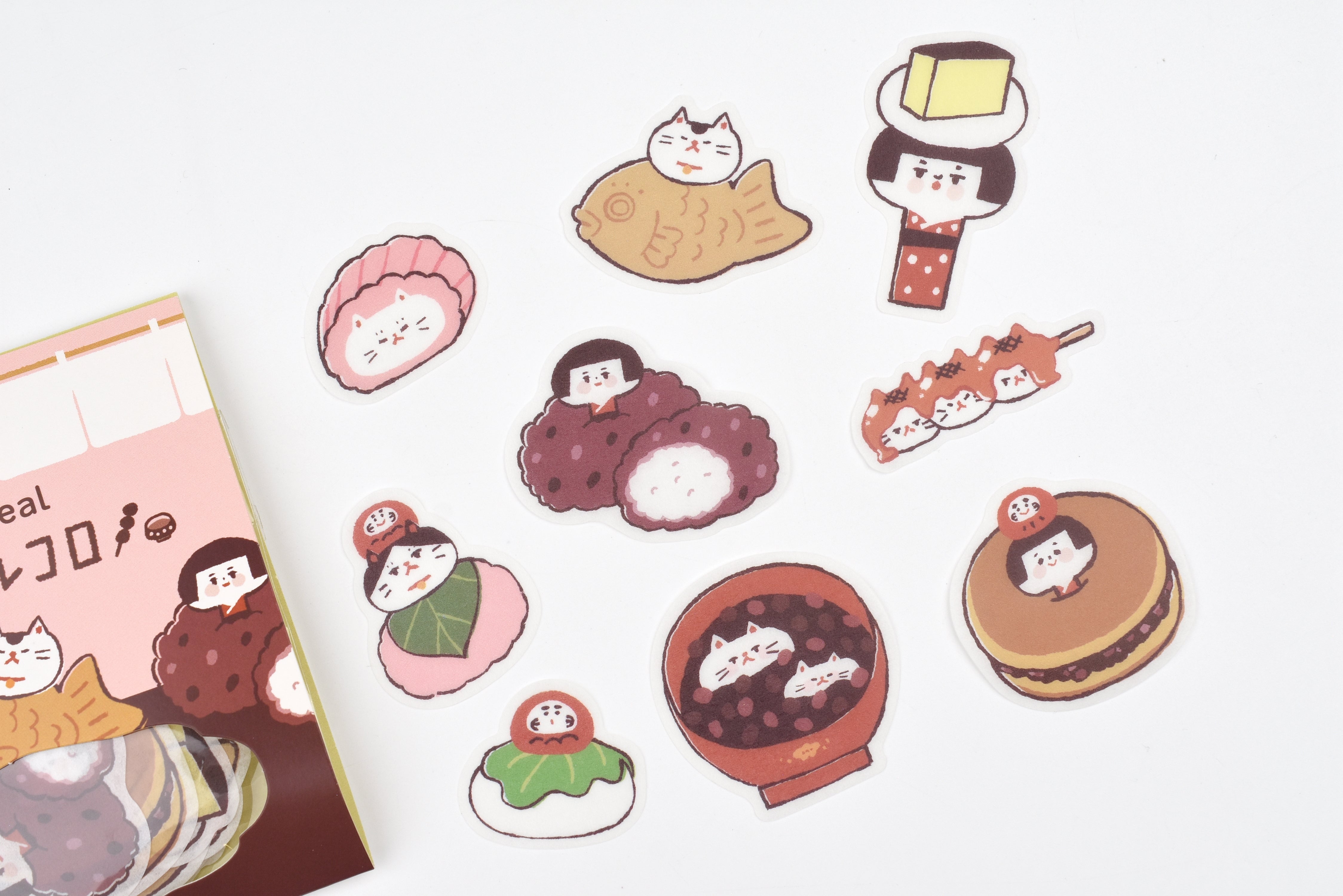 Papier Platz x marucoro chan Flake Stickers - Marucoro Confectionery